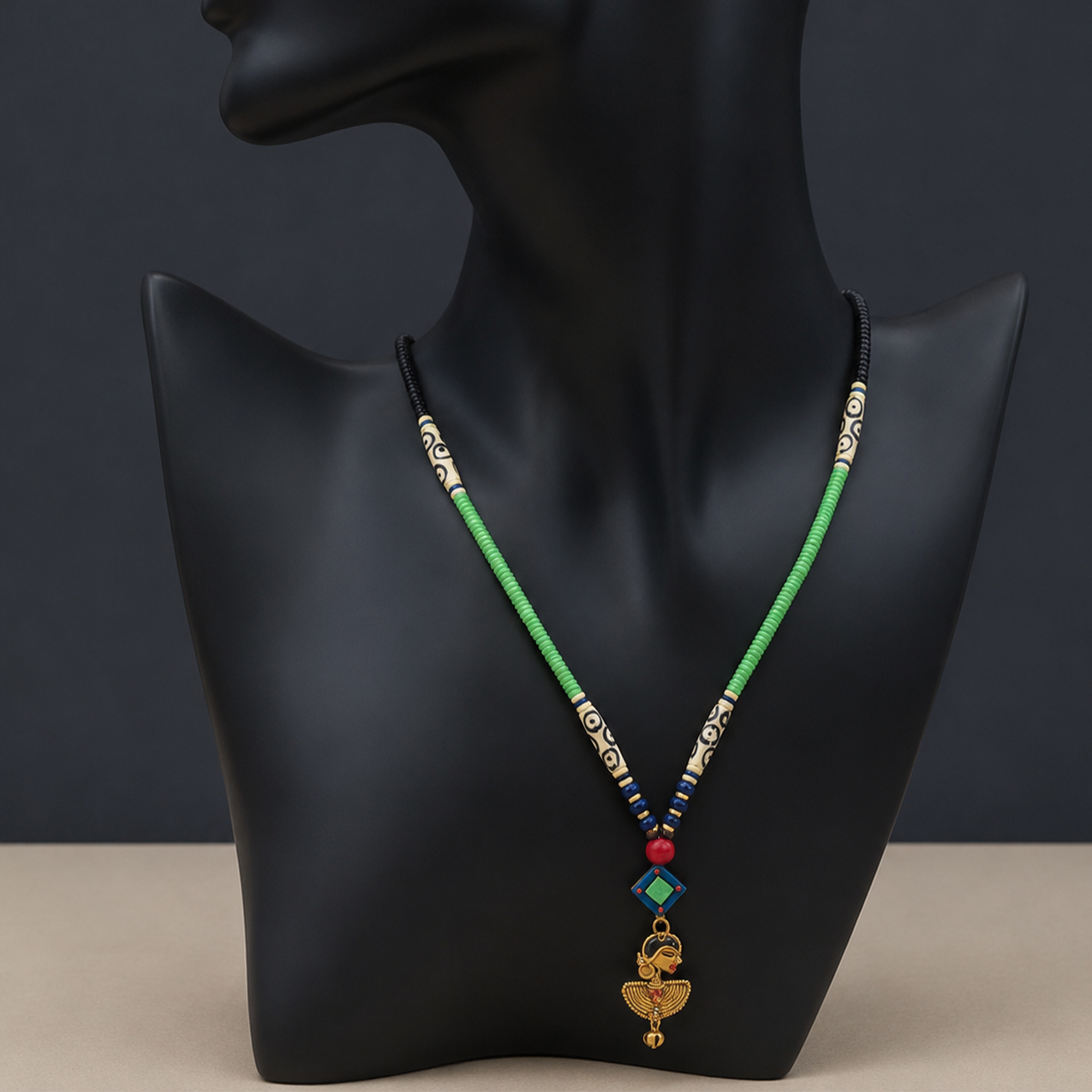 Vibrant Carnival Festoon Handcrafted Ethnic Necklace