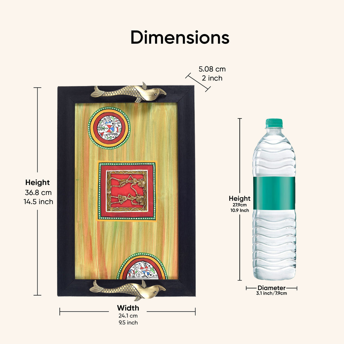 Ombre Tray small (14.5x9.5x2)