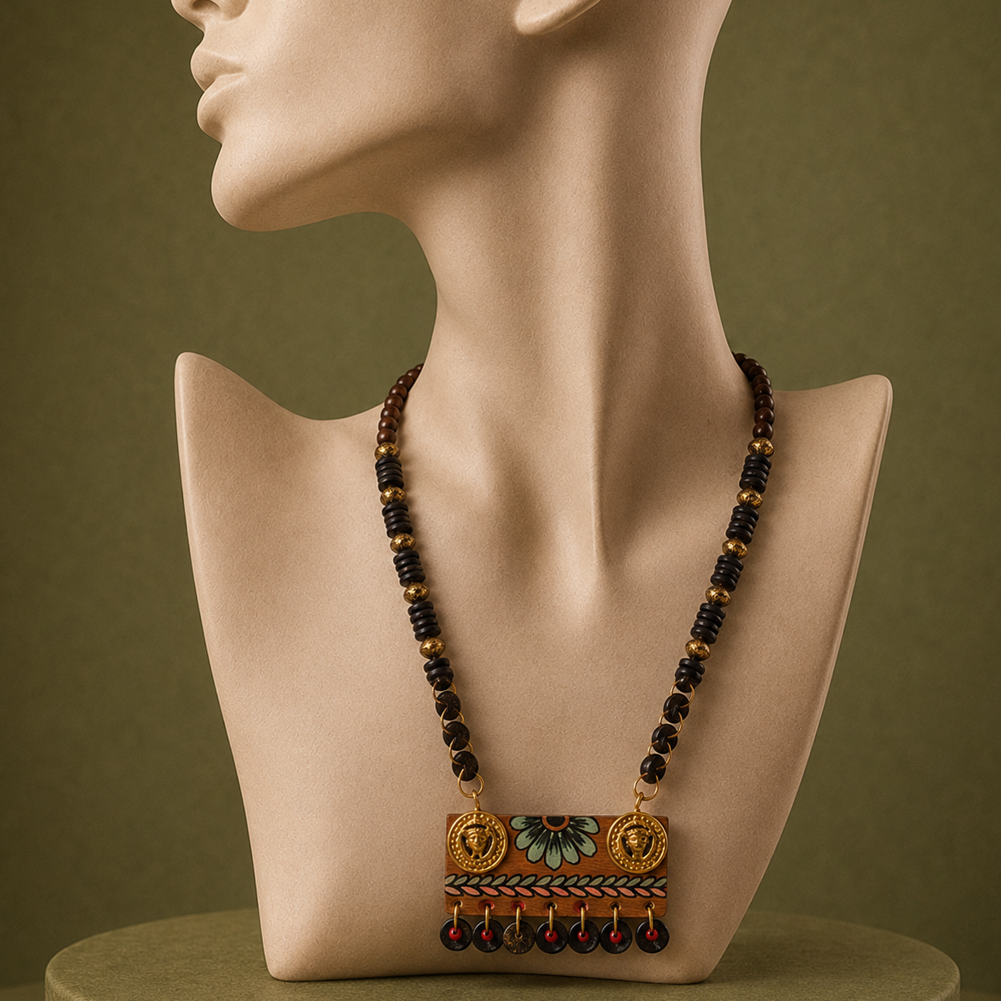 Tana-Mana' Handcrafted Tribal Dhokra Necklace