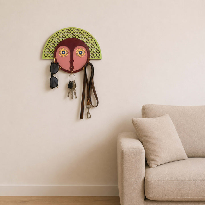 Isabella Tiki mask key hanger