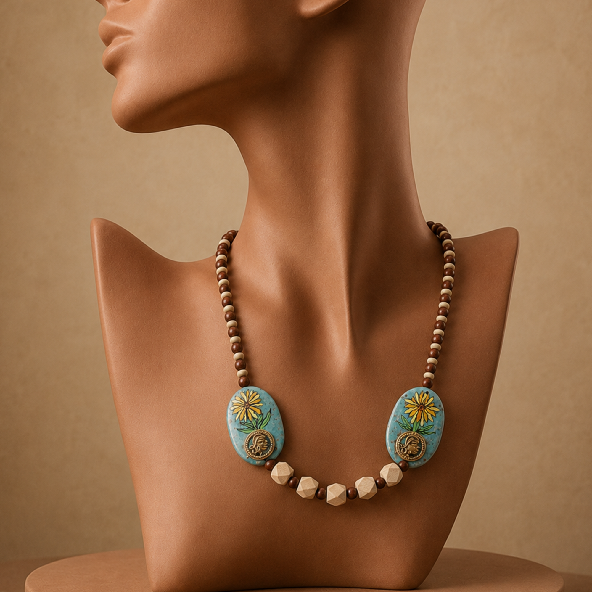Enchanted Talisman Necklace Handcrafted Ethnic Necklace