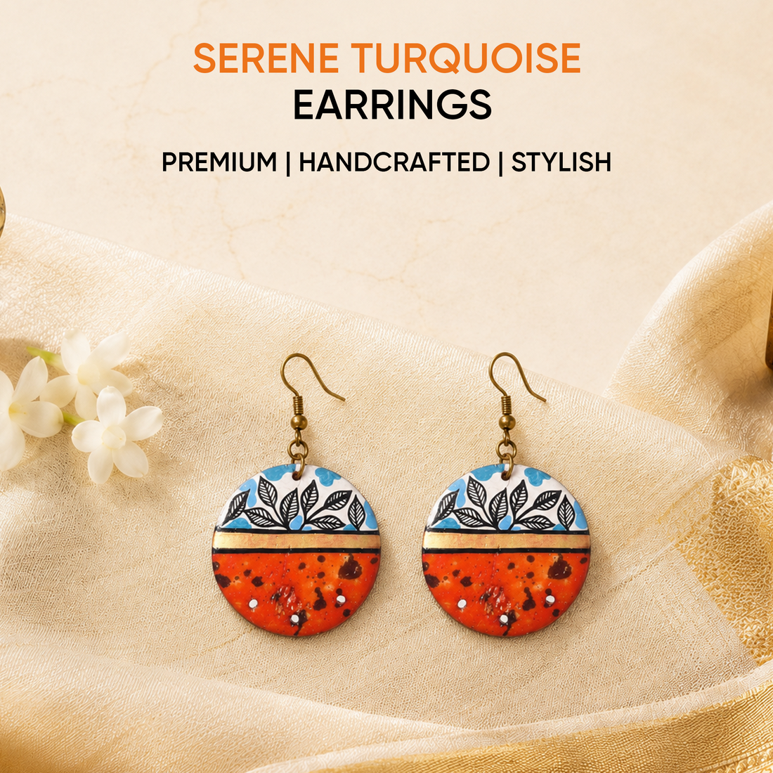 Serene Turquoise Studs