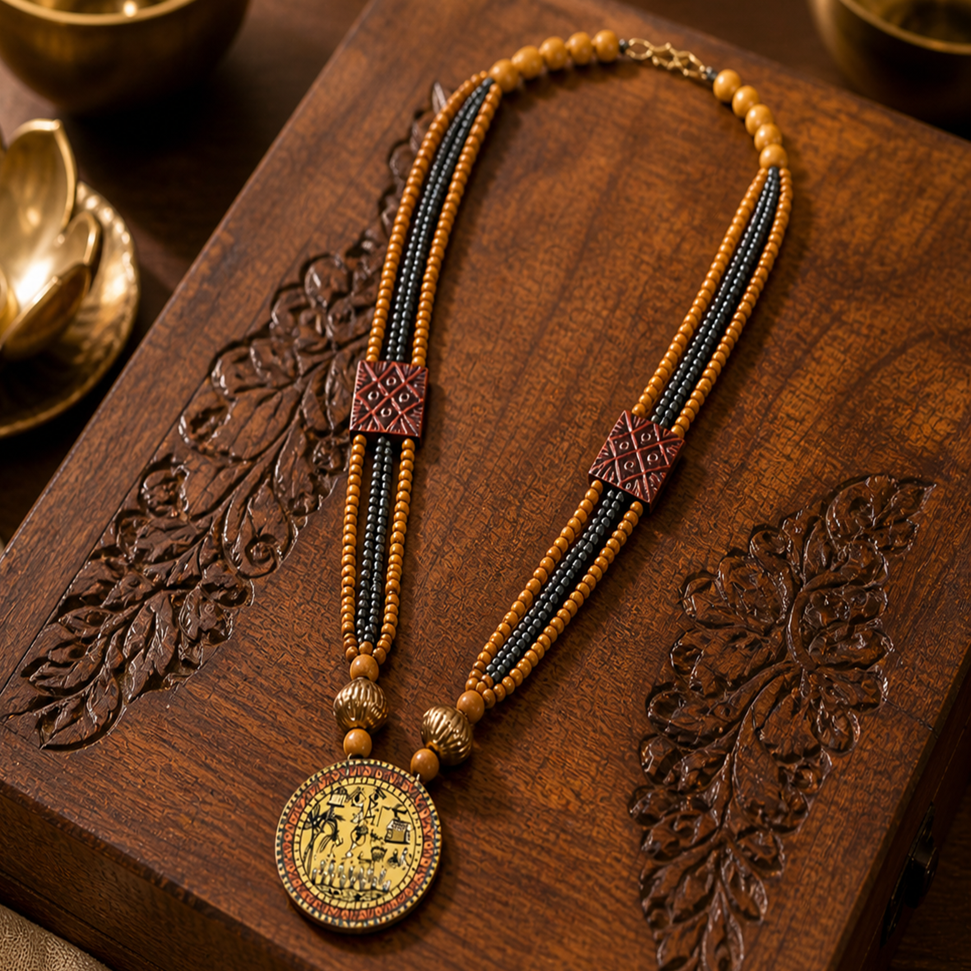 Zuri Tribal Art Necklace