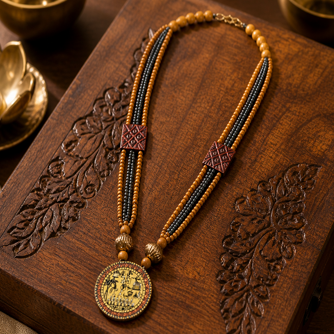 Zuri Tribal Art Necklace