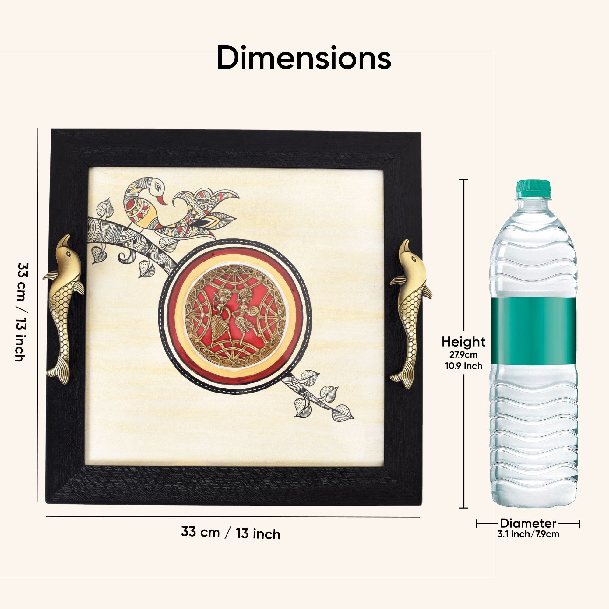 Artisan's Harmony Handcrafted Tray