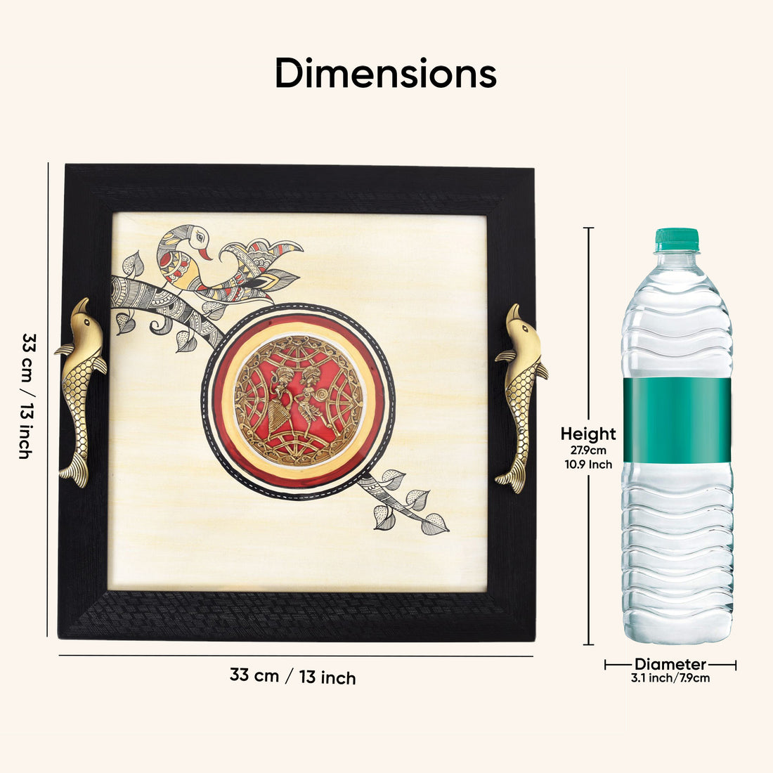 Artisan's Harmony Handcrafted Tray
