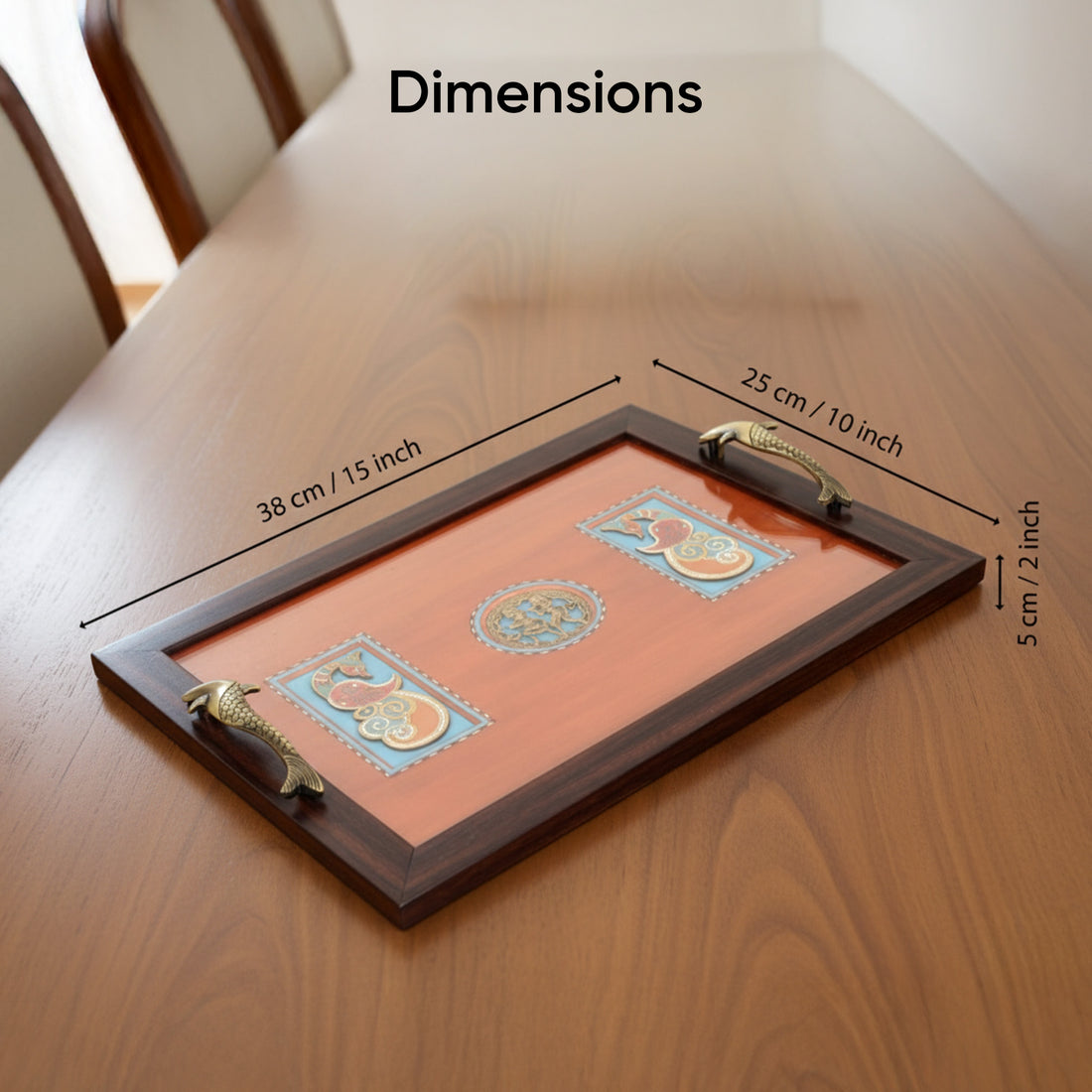 Citrus Plume Tray