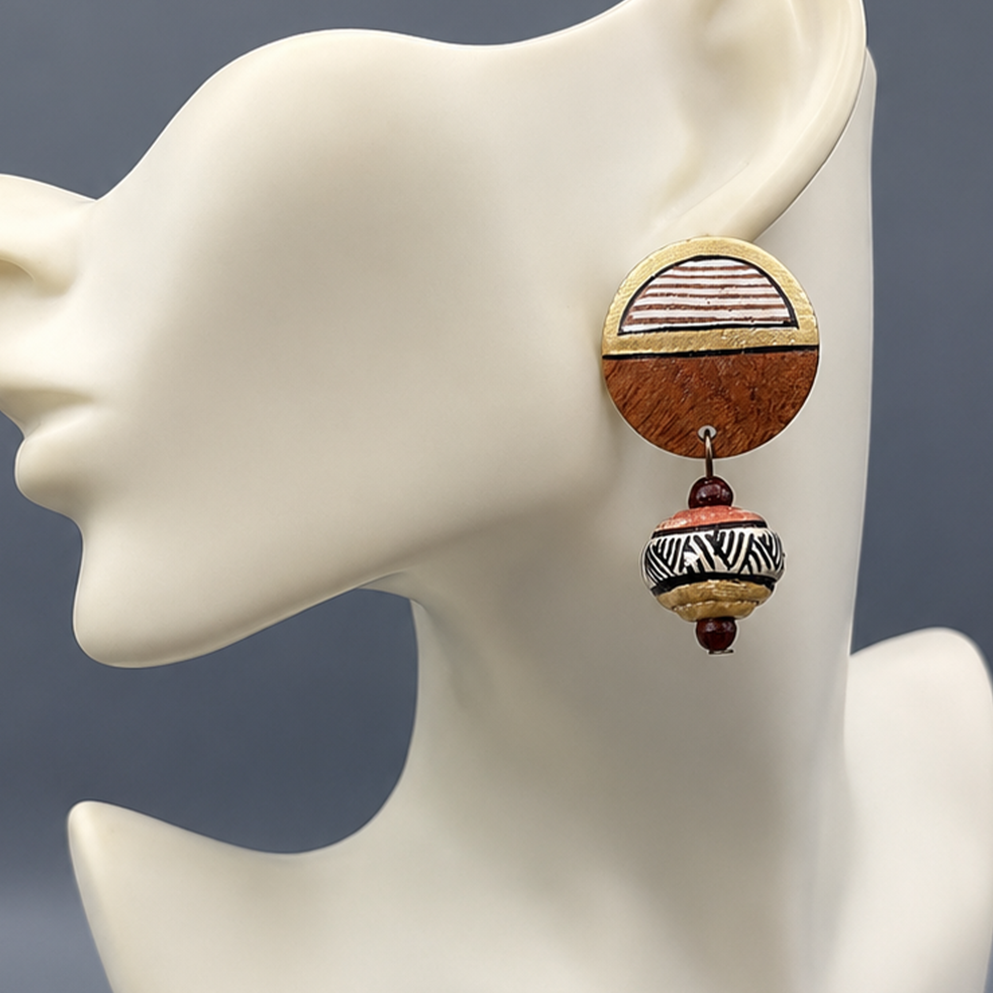 Whimsical Watercolor Studs