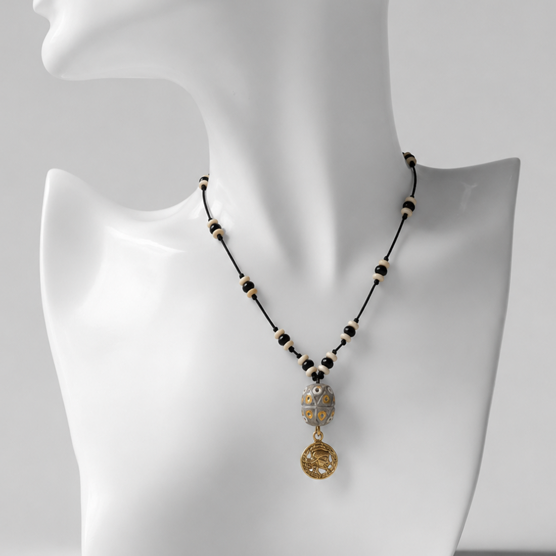 Whimsical Woodland Collar Handcrafted Ethnic Necklace