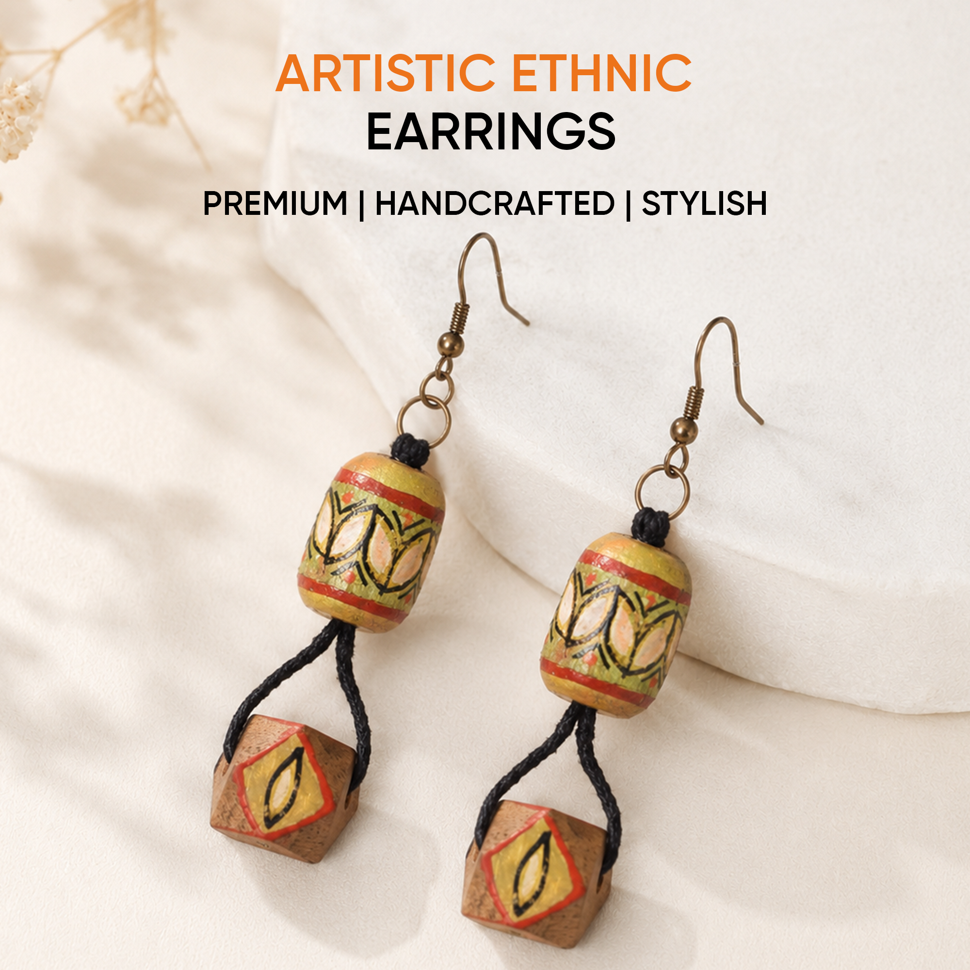 Artistic Abstractions Ethnic Earrings