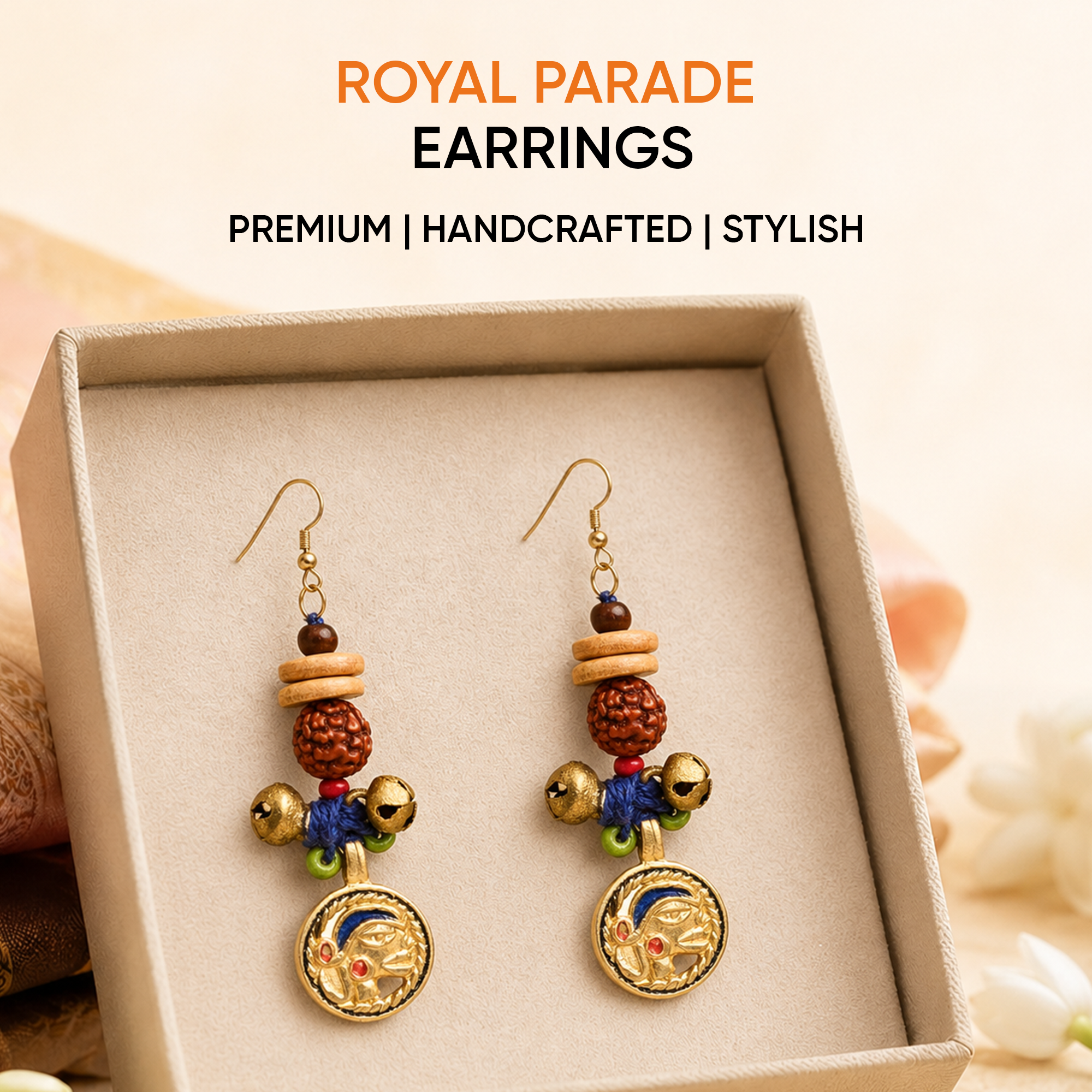 The Royal Parade Handcrafted Tribal Earrings
