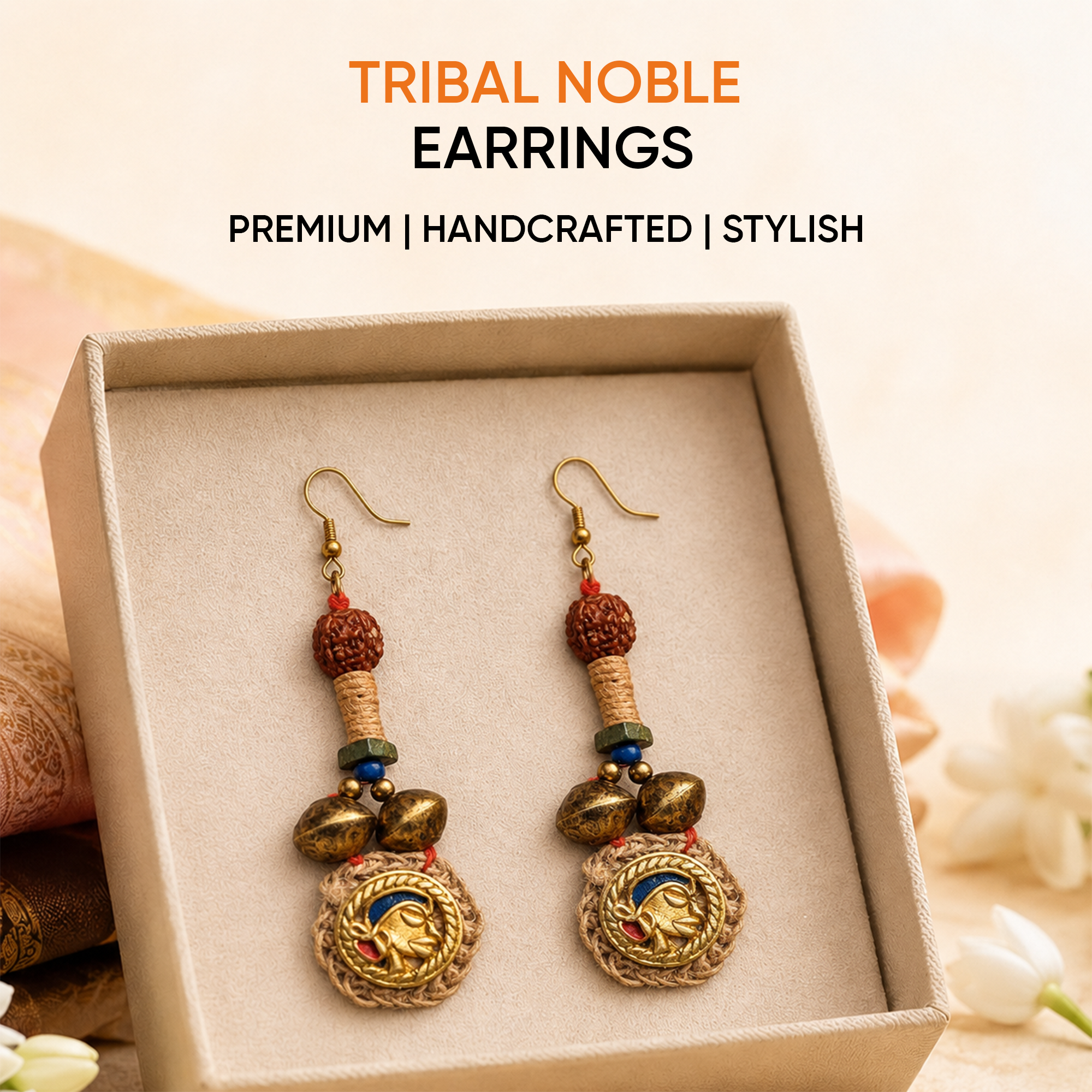 The Noble Handcrafted Tribal Earrings