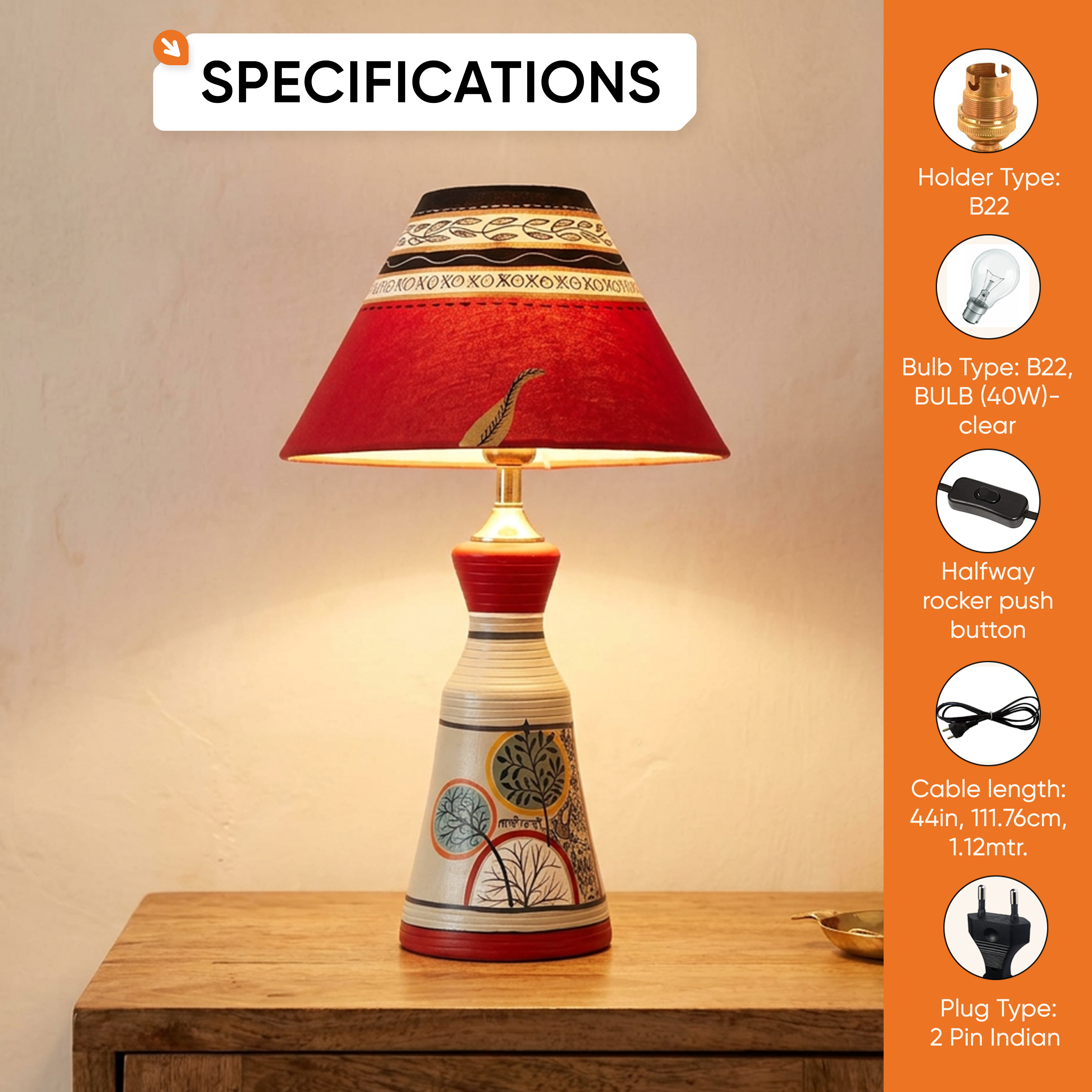 Floral Enchantments Table Lamp