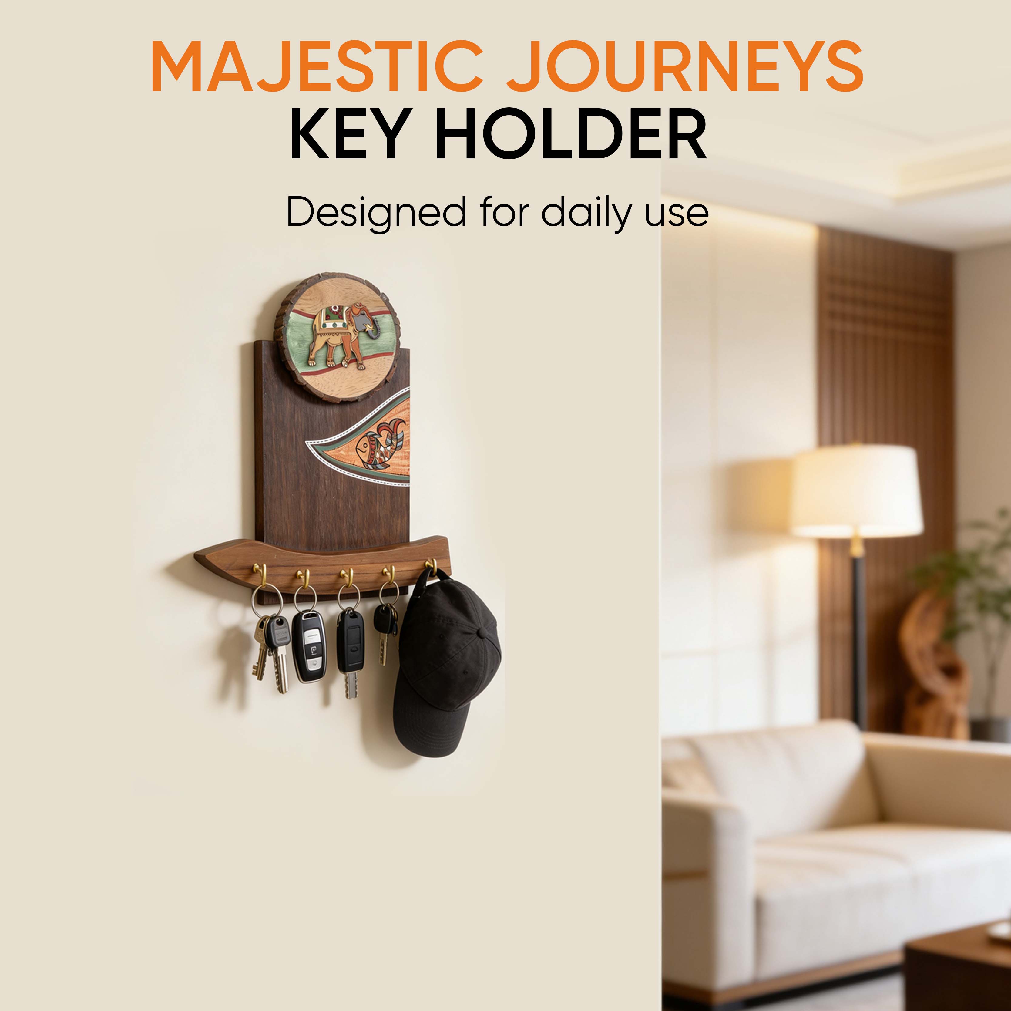 Majestic Journeys Key Holder