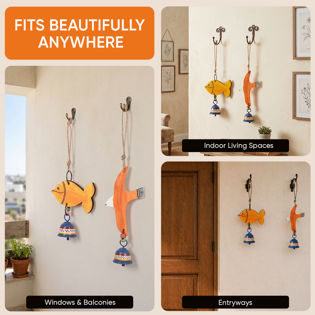 Ocean & Sky Harmony Wind Chime Set