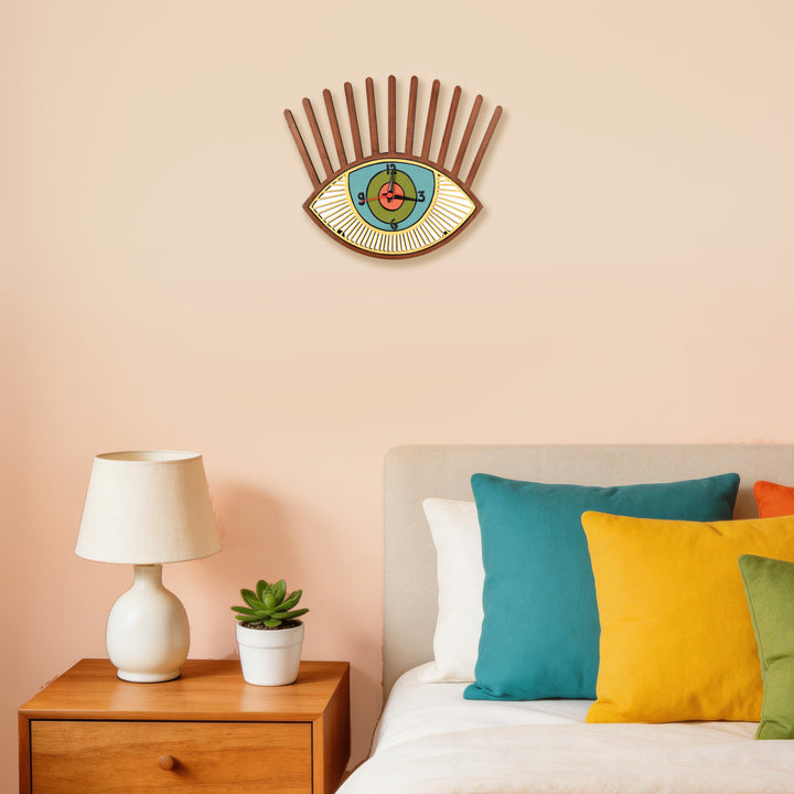 Tranquil Eyes Wall Clock