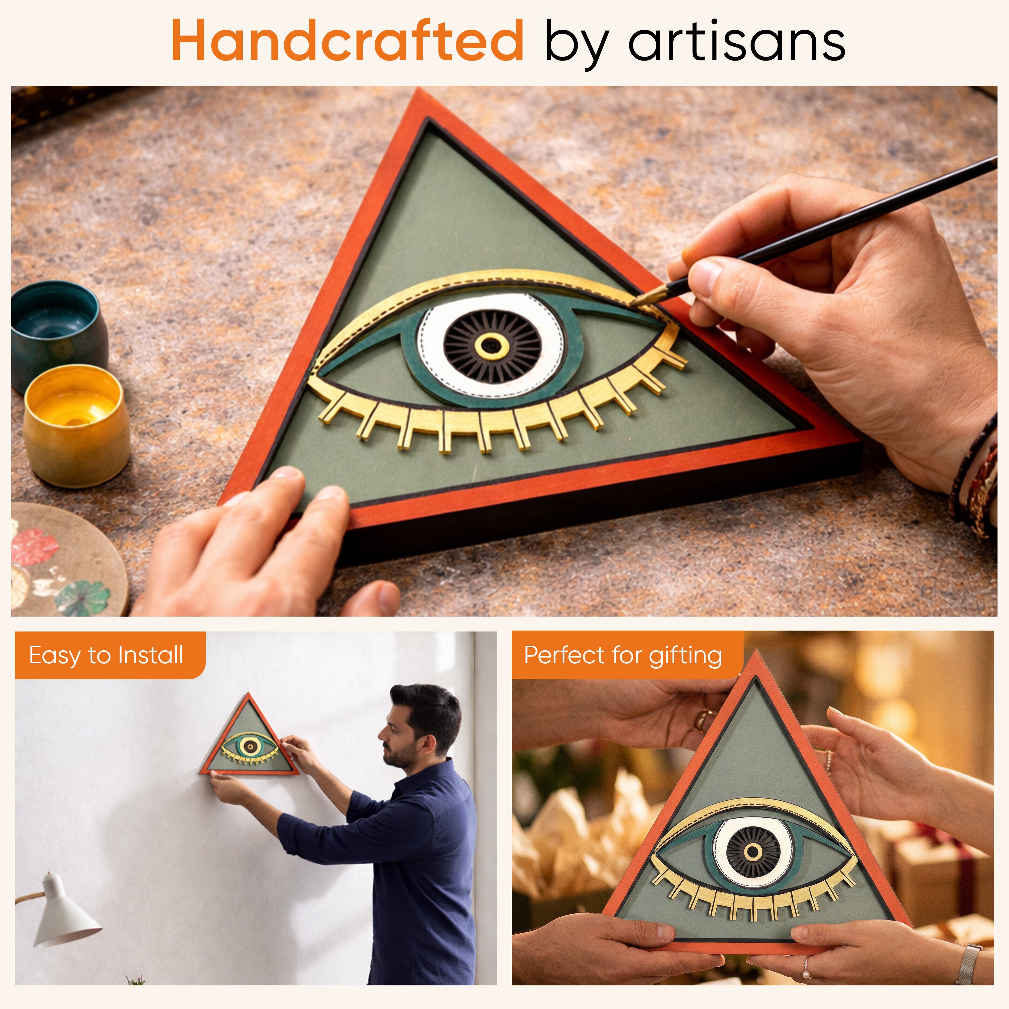 The Illuminating Eyes Wall Decor Mask
