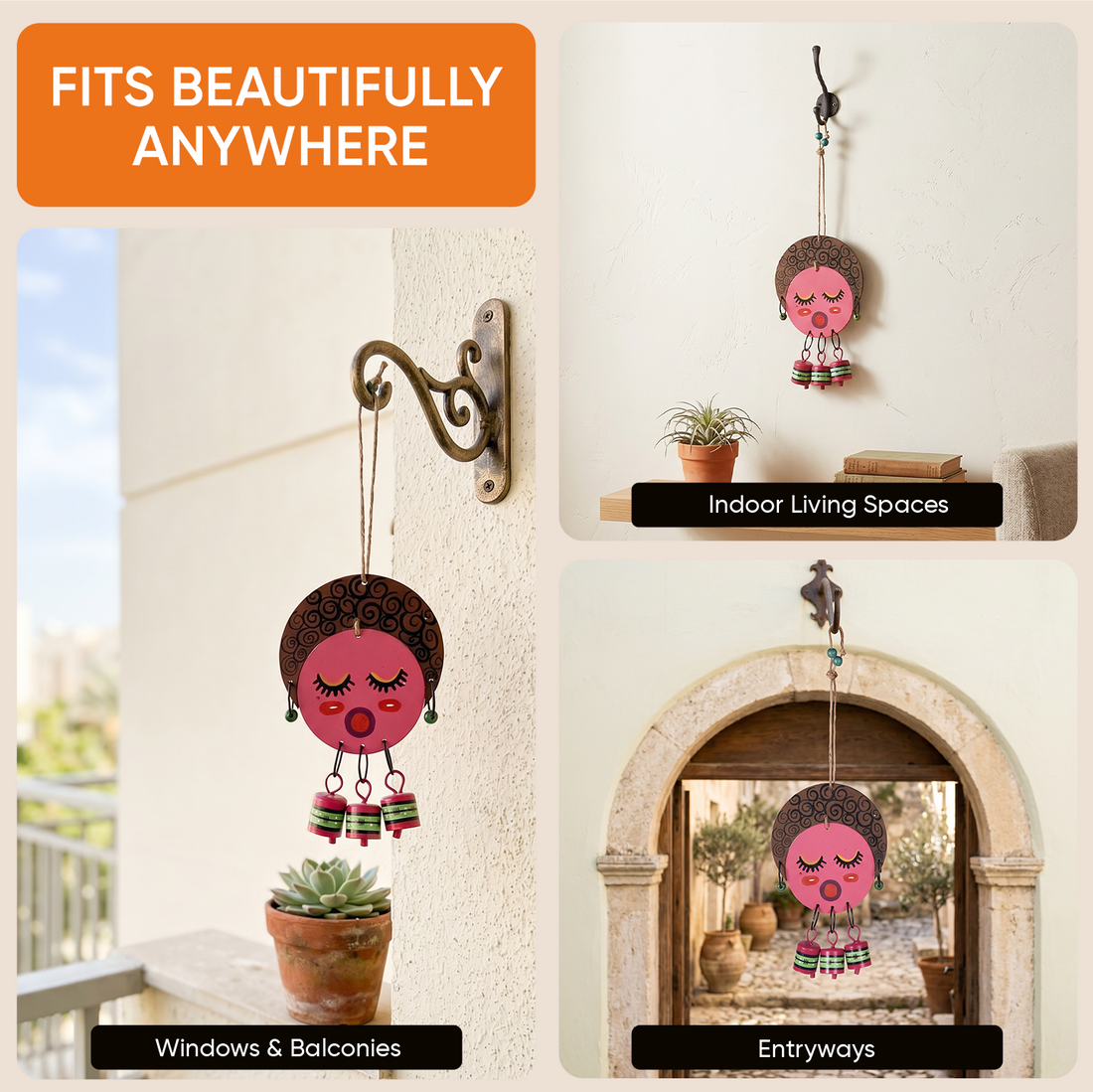 Peaceful Polly Wind Chime (12x4.5)