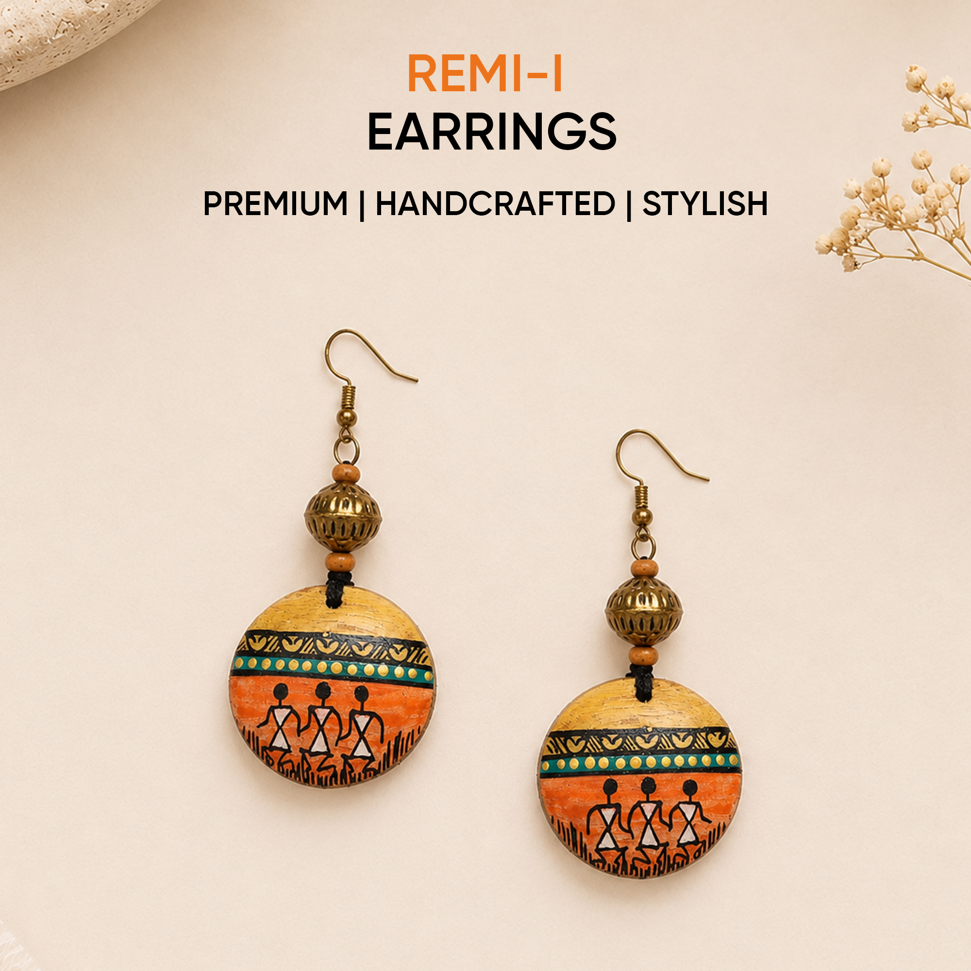 Remi-I Exclusive Art Earrings