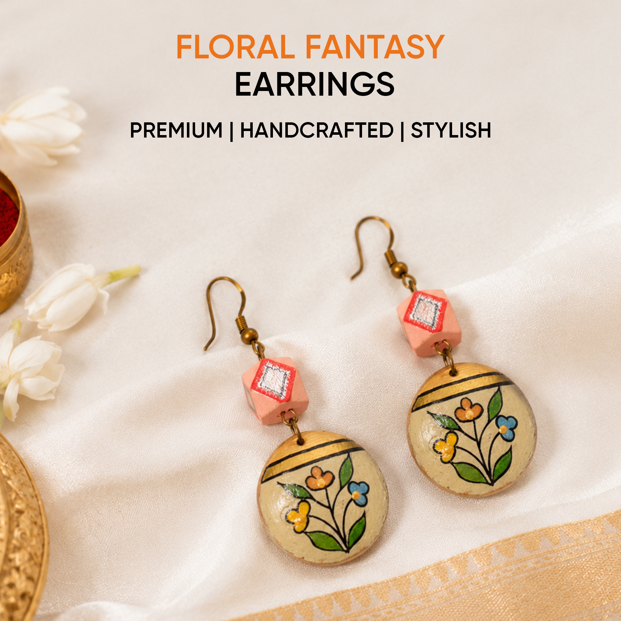 Floral Fantasy Earrings