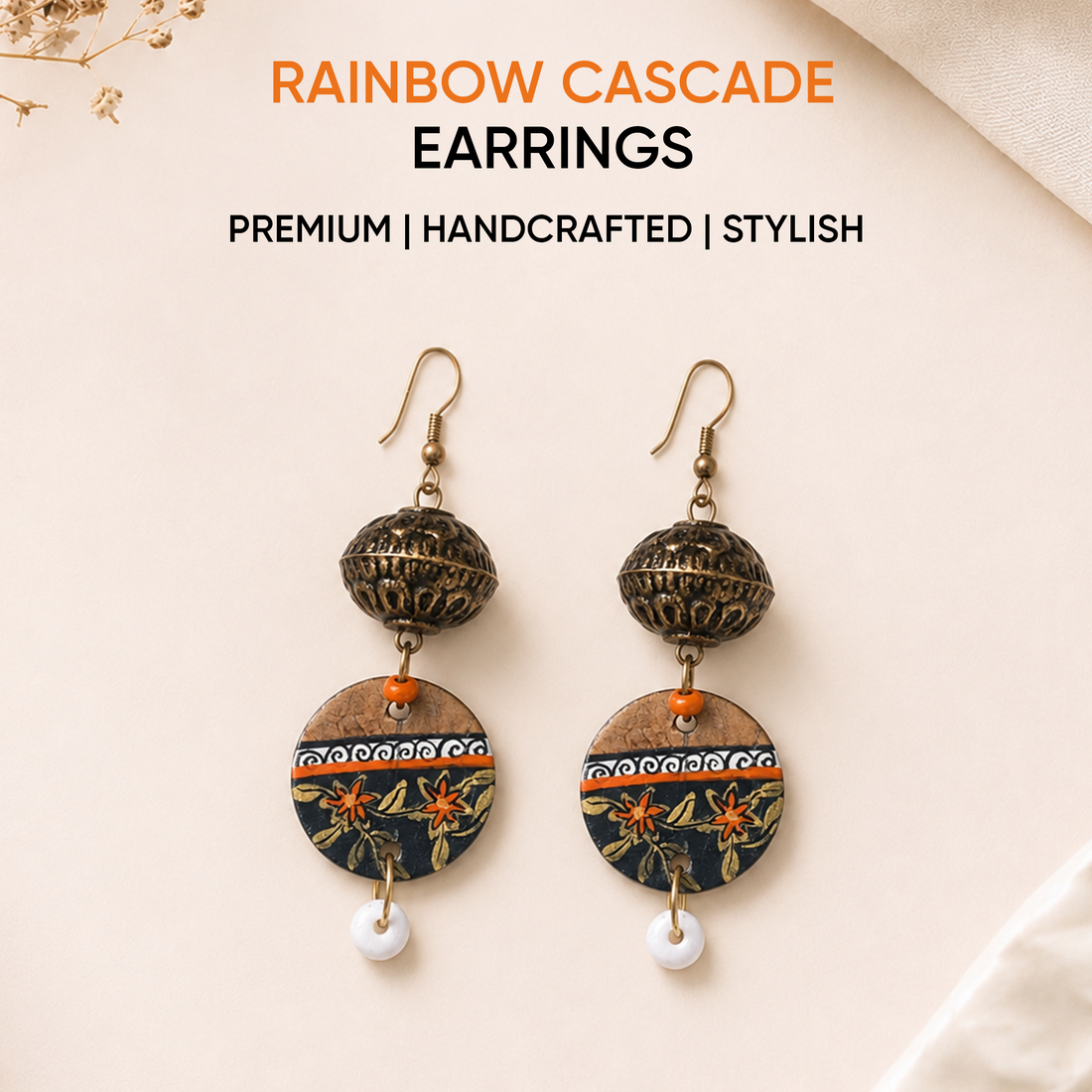 Rainbow Cascade Earrings