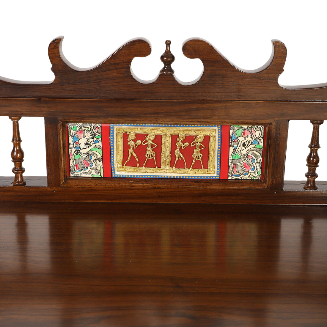 Donna Console Table in Teakwood in Teakwood Finish (31x17x22)