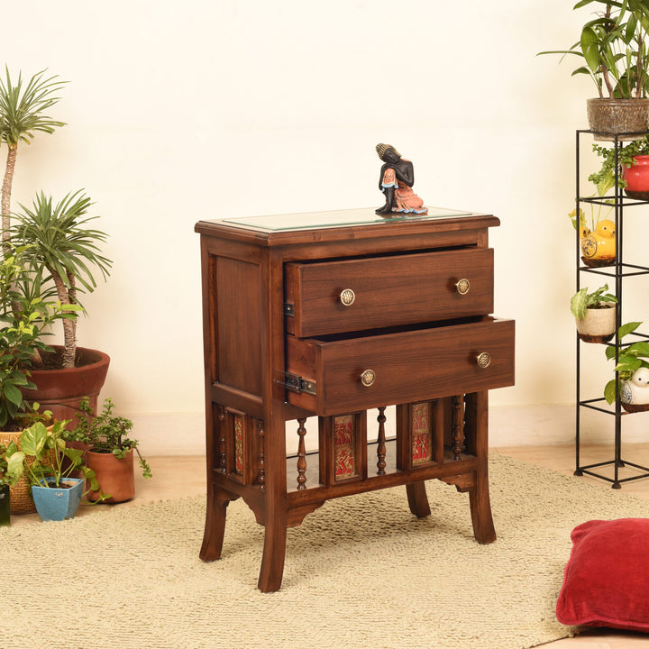 Faber-I Sideboard in Teakwood with Walnut Finish