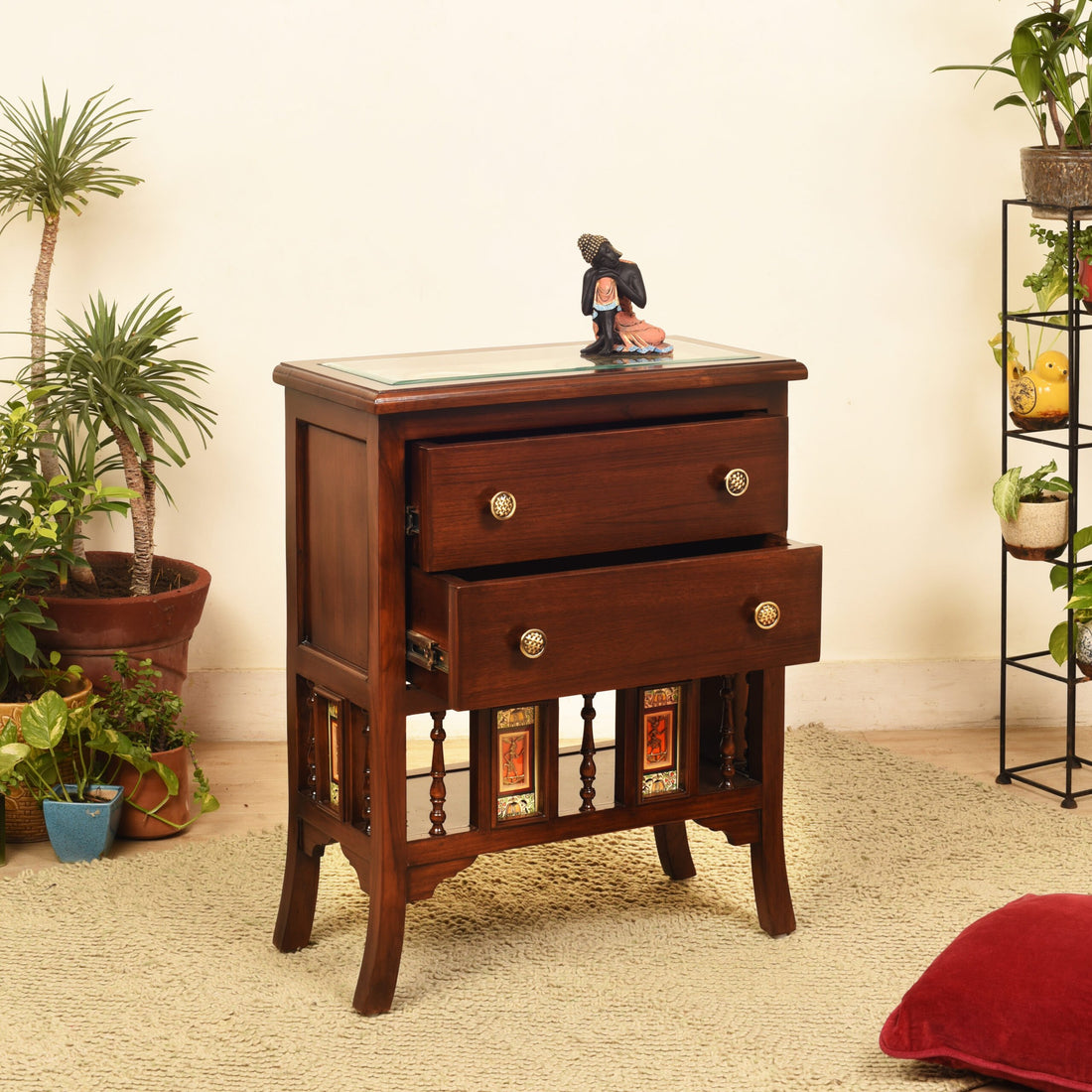 Faber Sideboard in Teakwood with Walnut Finish