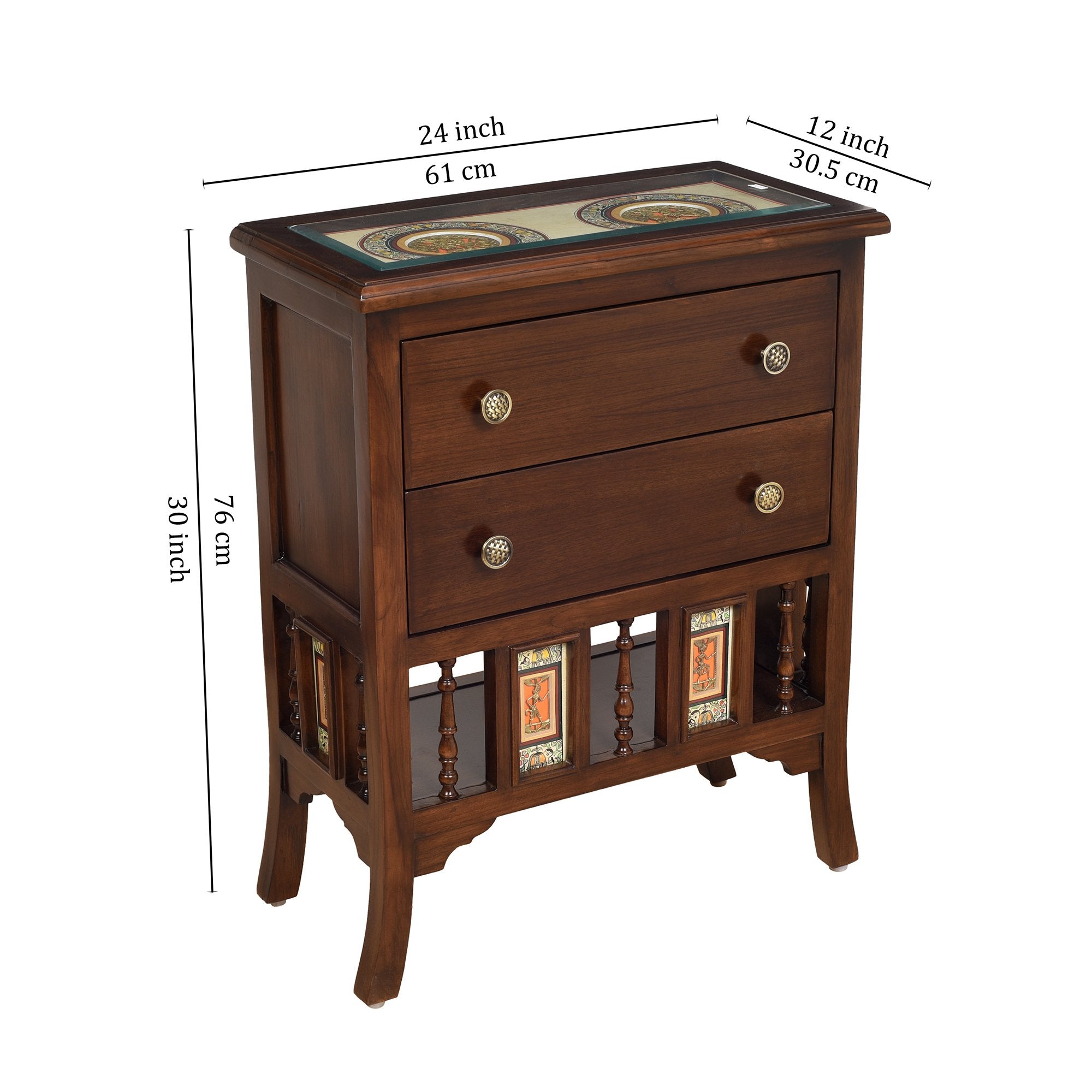 Faber Sideboard in Teakwood with Walnut Finish