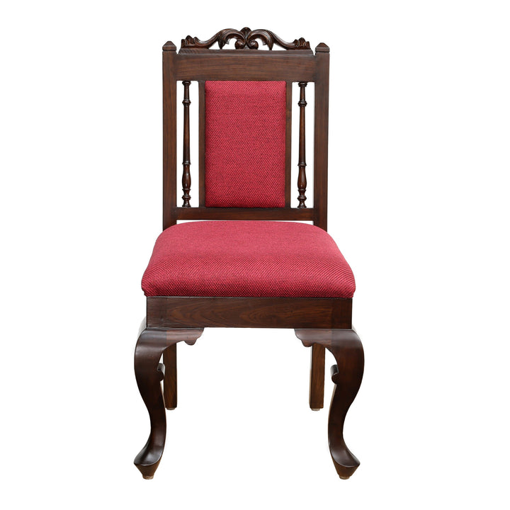 Moha Chair in Premium Teakwood in Walnut Finish (21x19x39)