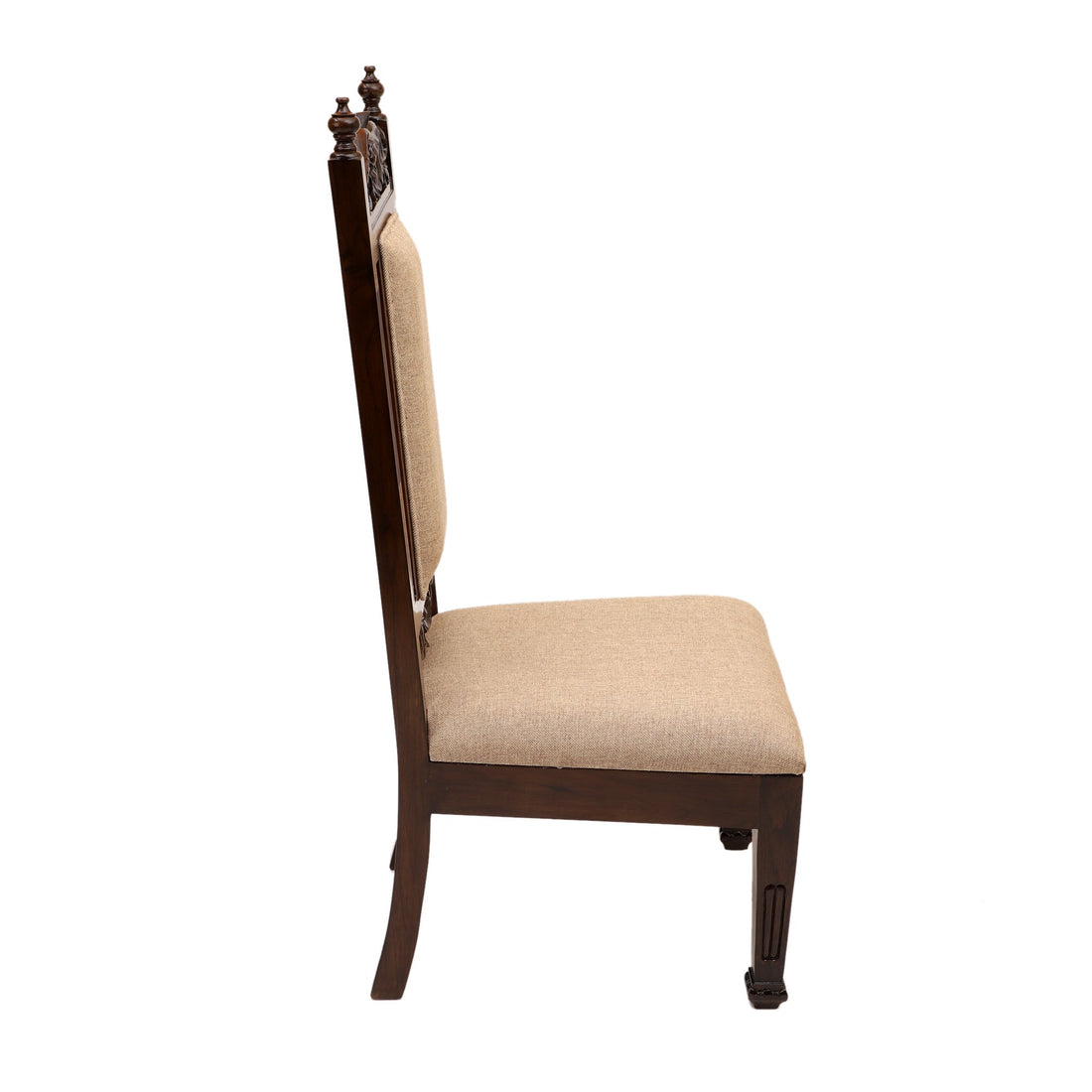 Soha Chair in Premium Teakwood in Walnut Finish (21x22x48)