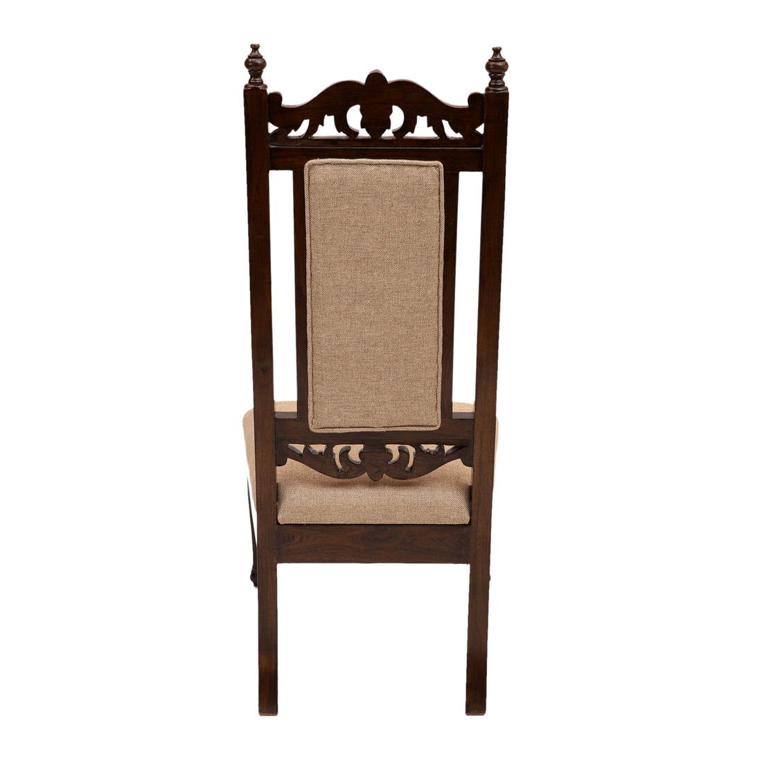 Soha Chair in Premium Teakwood in Walnut Finish (21x22x48)