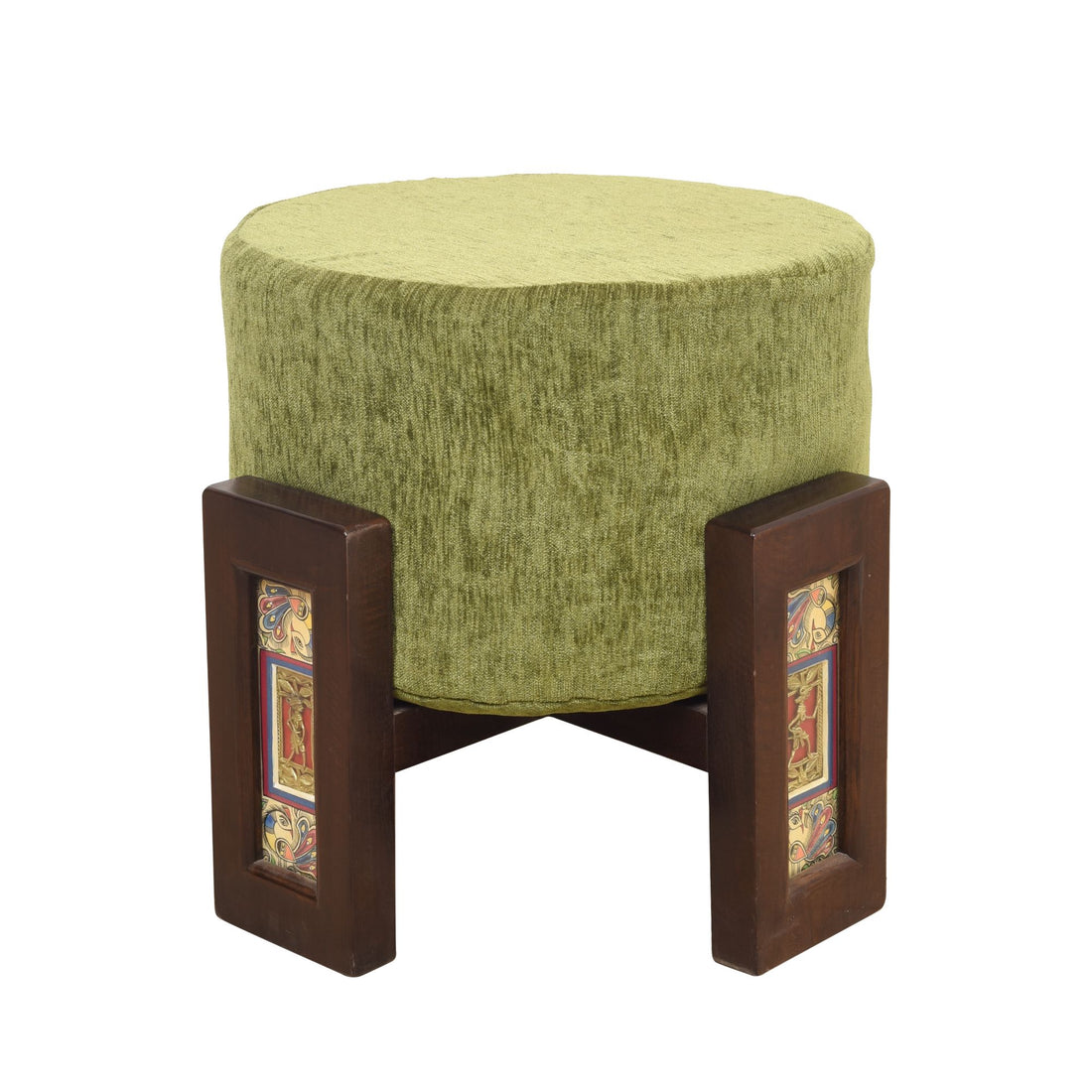 Teak Treasures Pouffe