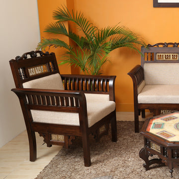 Handcrafted Teak Wood Sofa Sets – Perfect for Your Living Room