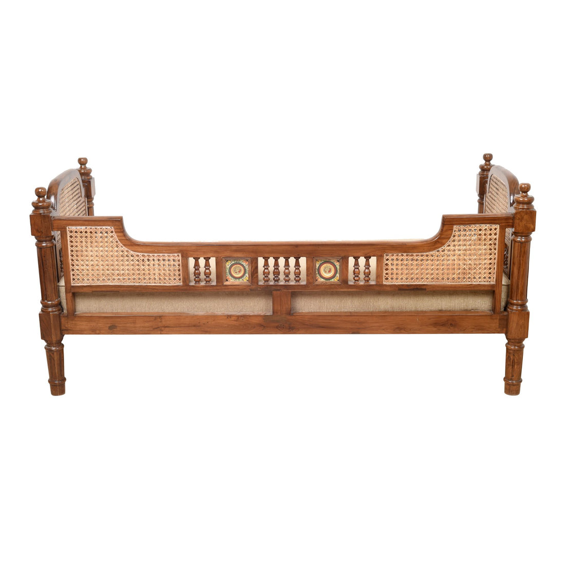 Orchid Three Seater Sofa with Cane Work