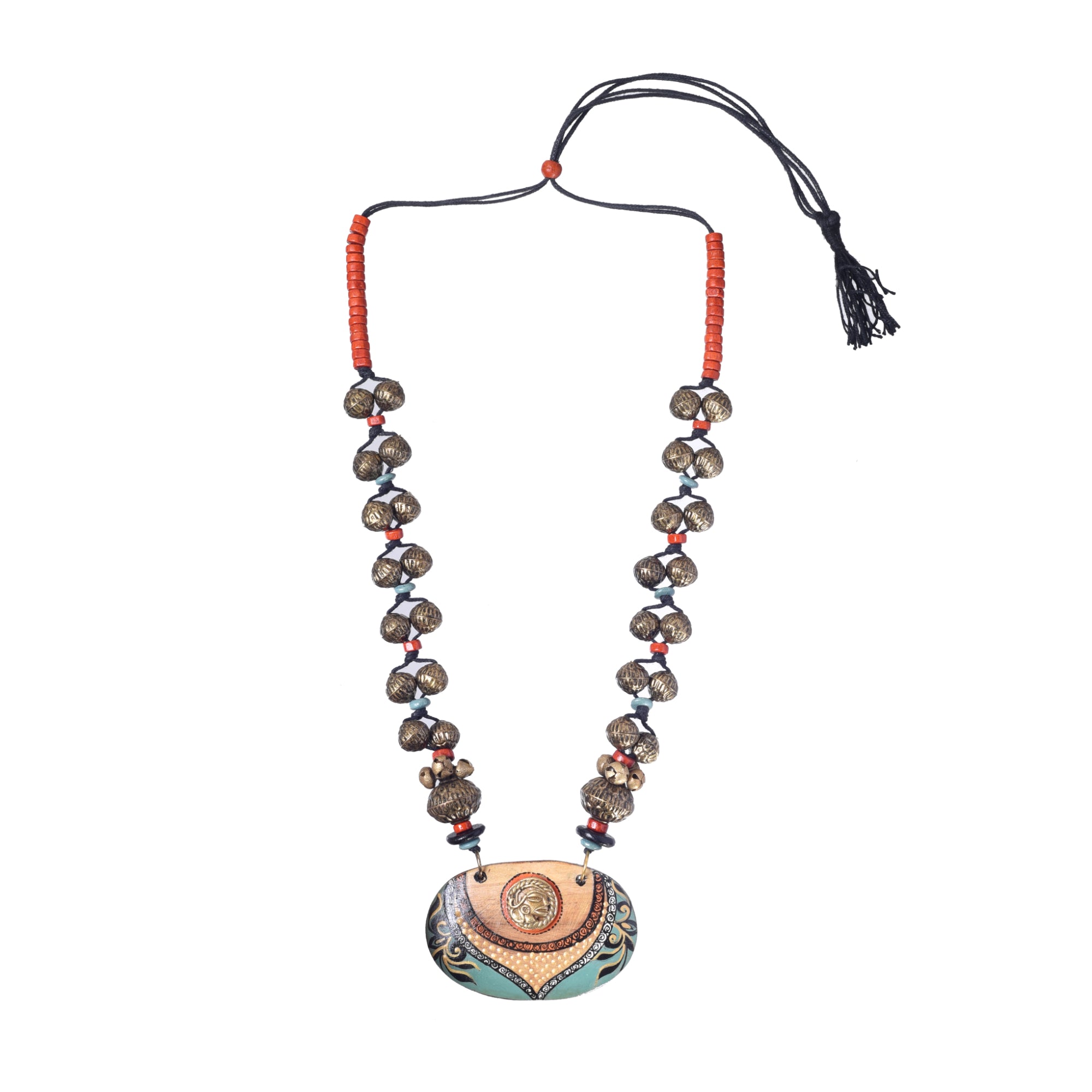 Azure Blossom Charm Necklace