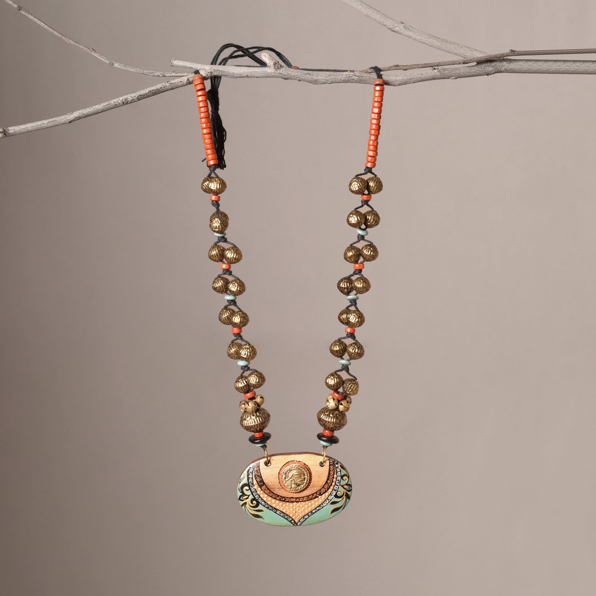 Azure Blossom Charm Necklace