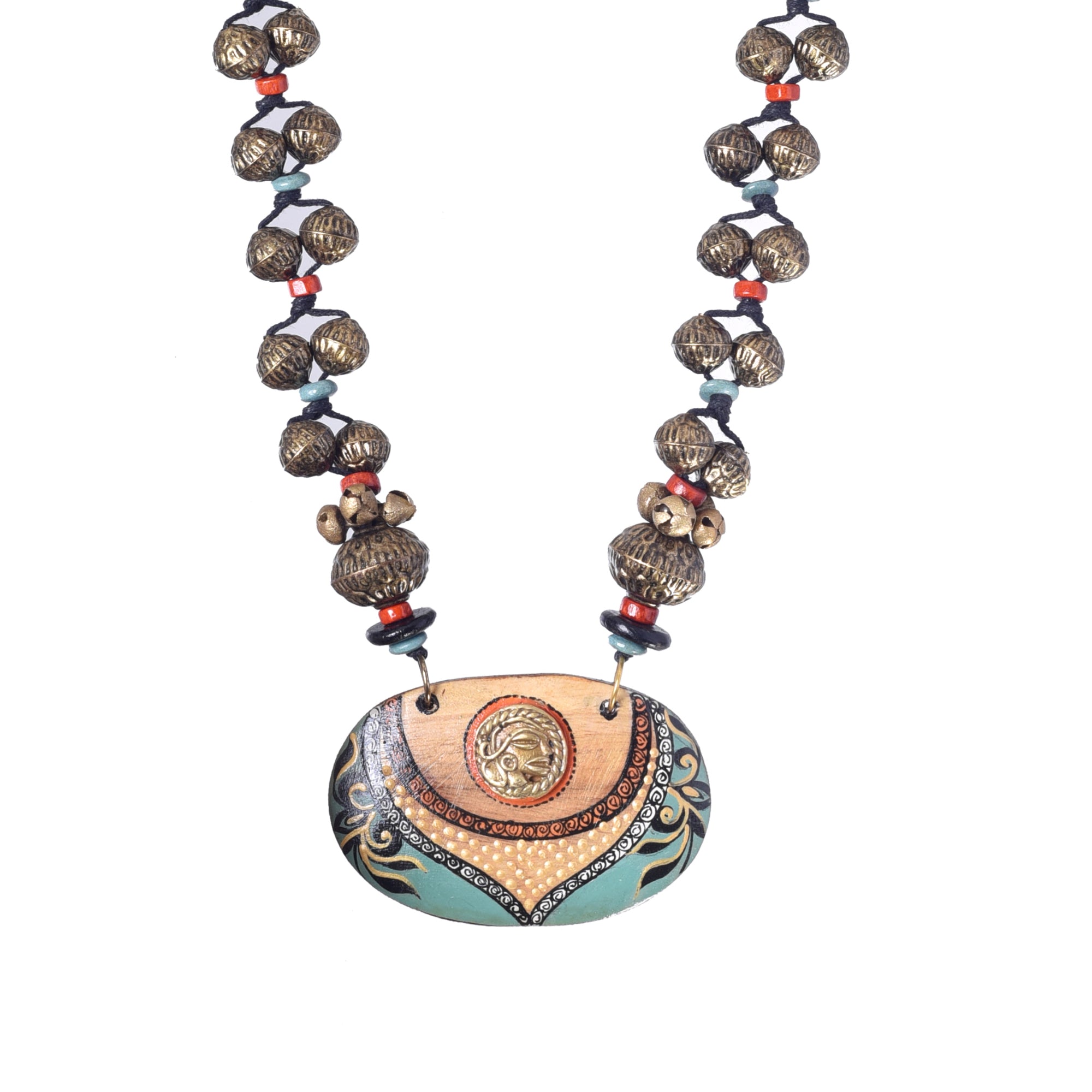 Azure Blossom Charm Necklace