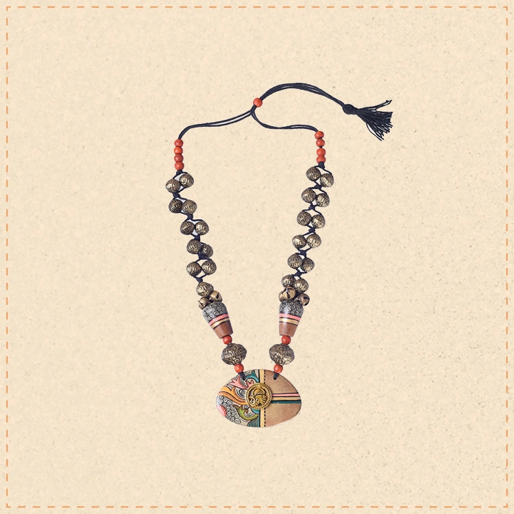 Blossom Brass Charm Necklace