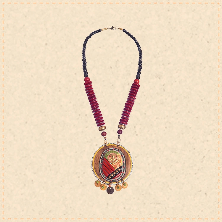 The Princess Garden' Handcrafted Tribal Dhokra Necklace