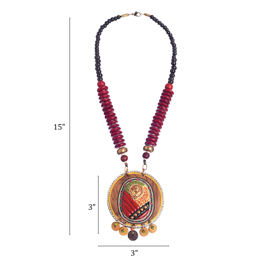 The Princess Garden' Handcrafted Tribal Dhokra Necklace