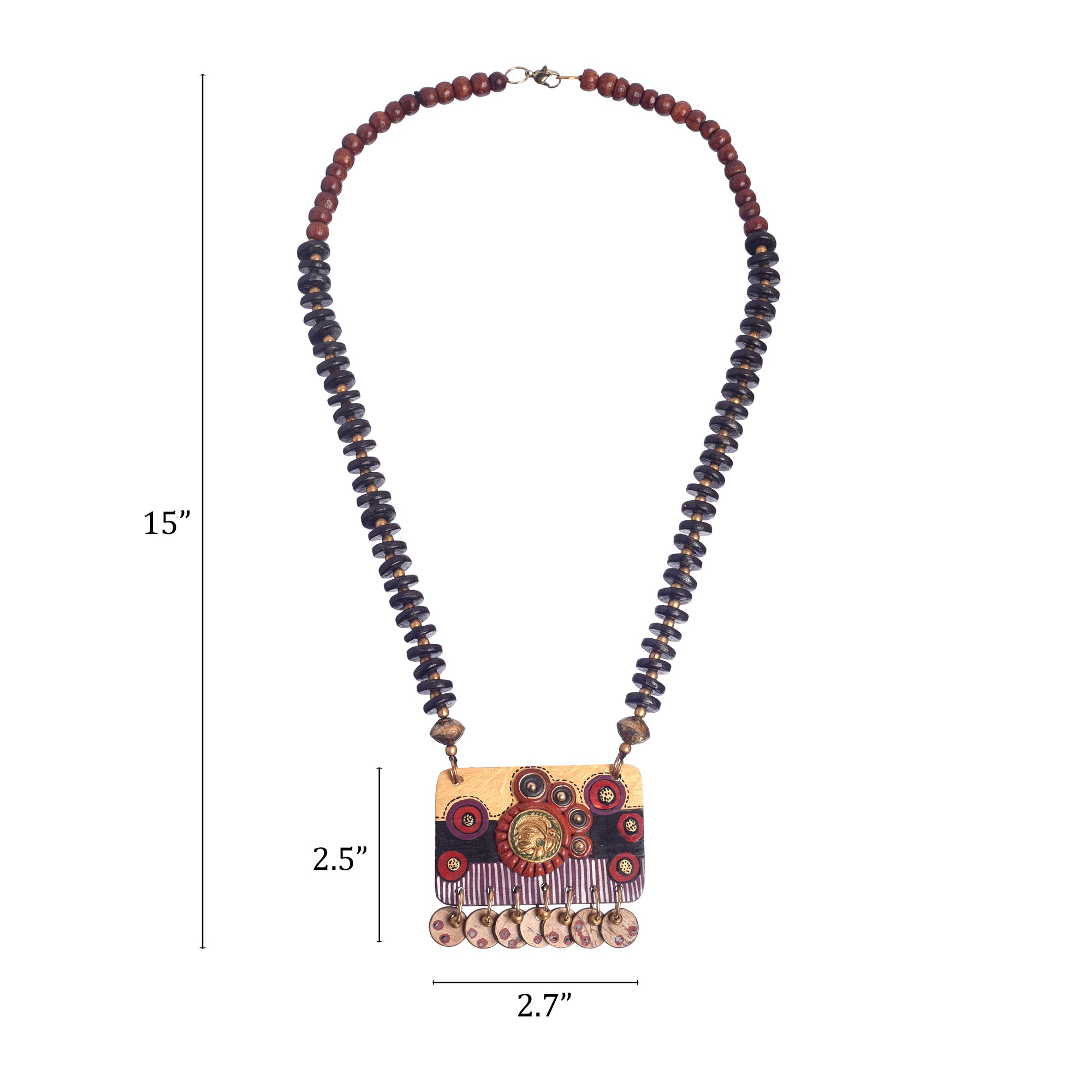The Princess Stars' Handcrafted Tribal Dhokra Necklace