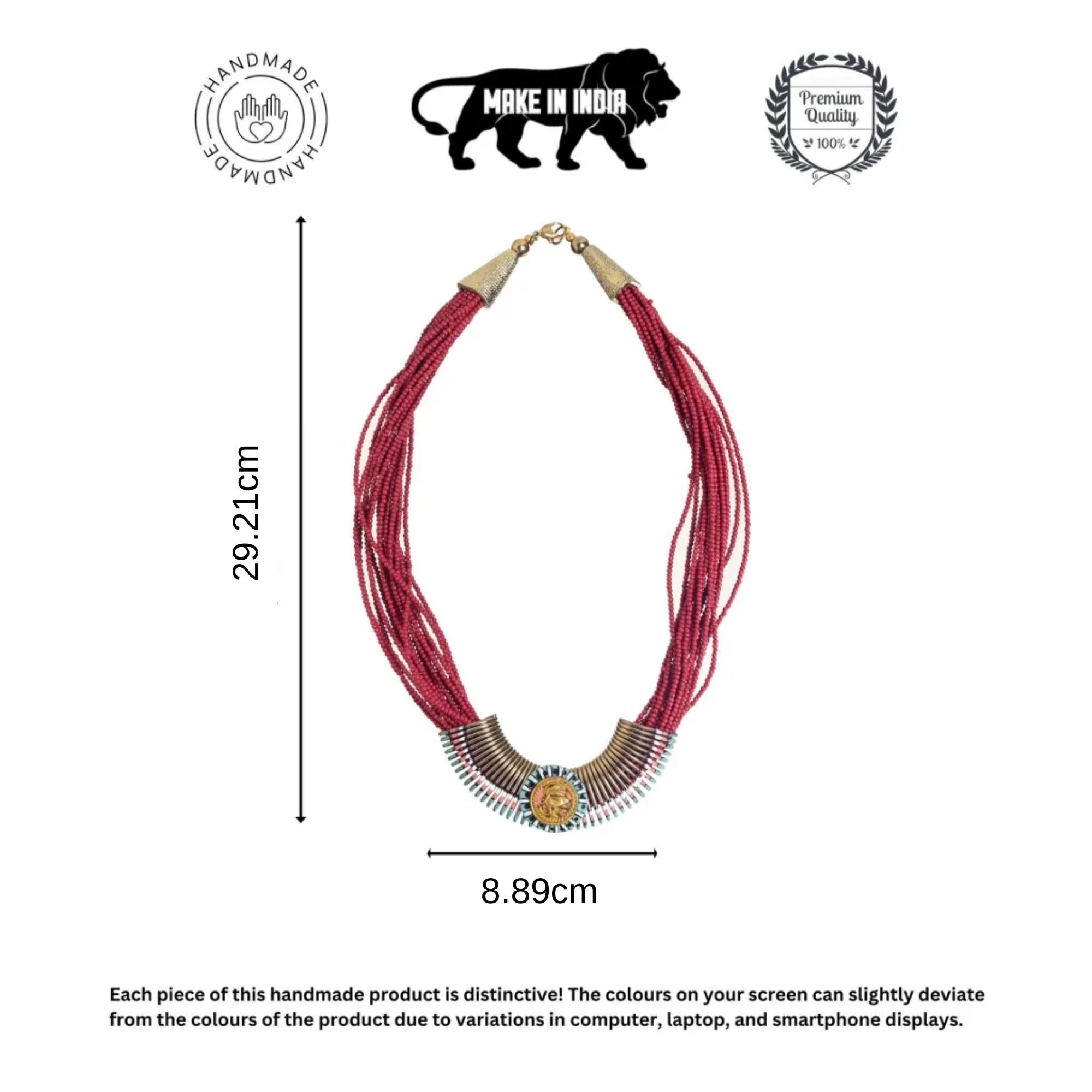 Enchanted Forest Handcrafted Ethnic Necklace