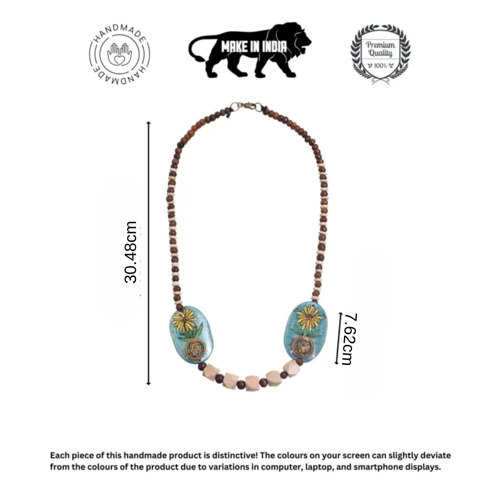 Enchanted Talisman Necklace Handcrafted Ethnic Necklace