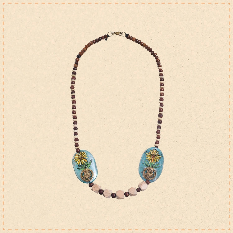 Enchanted Talisman Necklace Handcrafted Ethnic Necklace