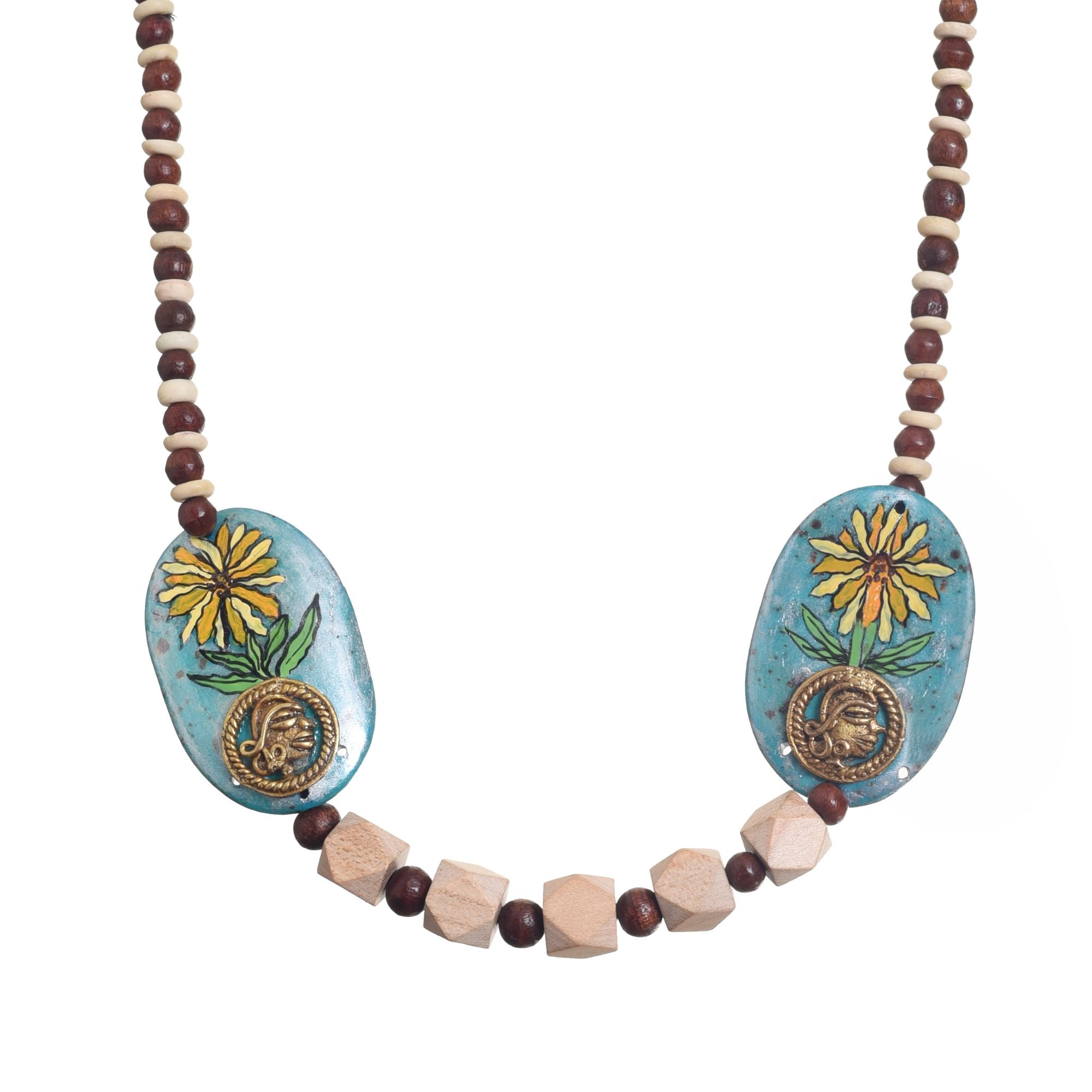 Enchanted Talisman Necklace Handcrafted Ethnic Necklace