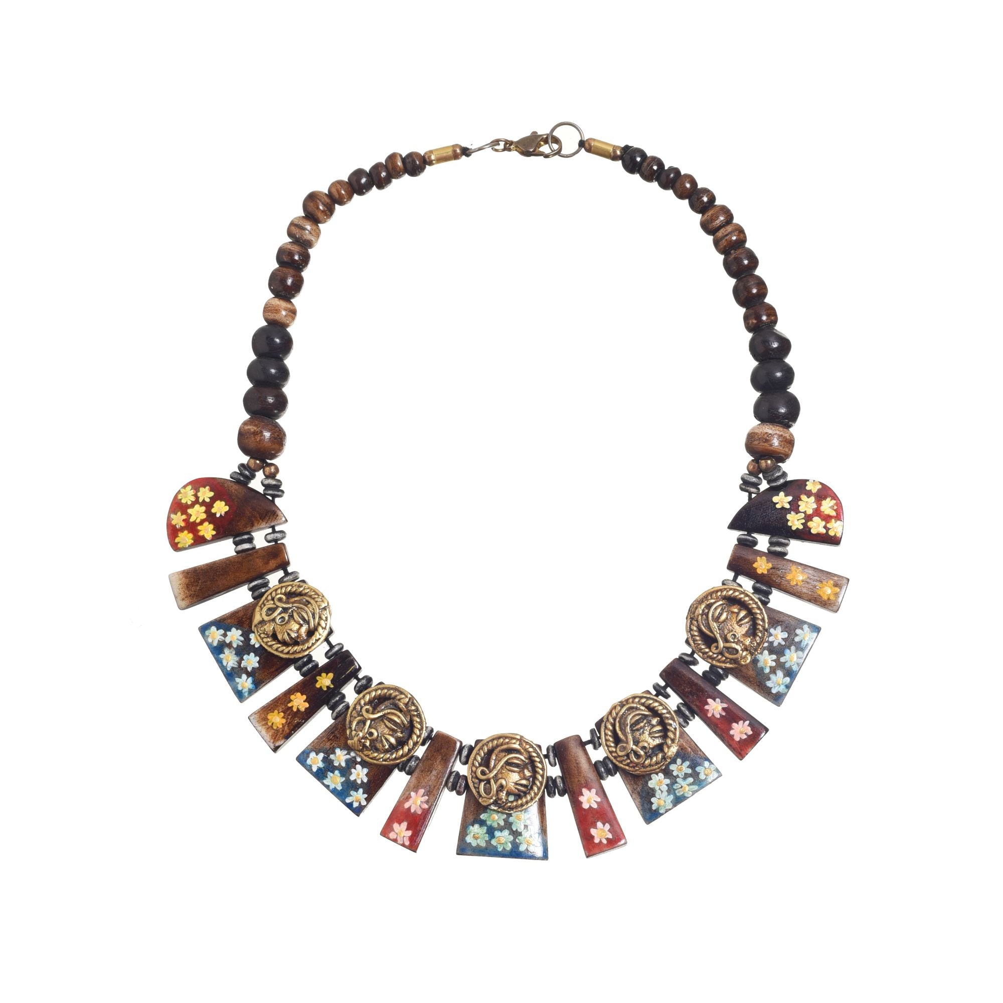 Boho Wanderlust Tassel Necklace Handcrafted Ethnic Necklace