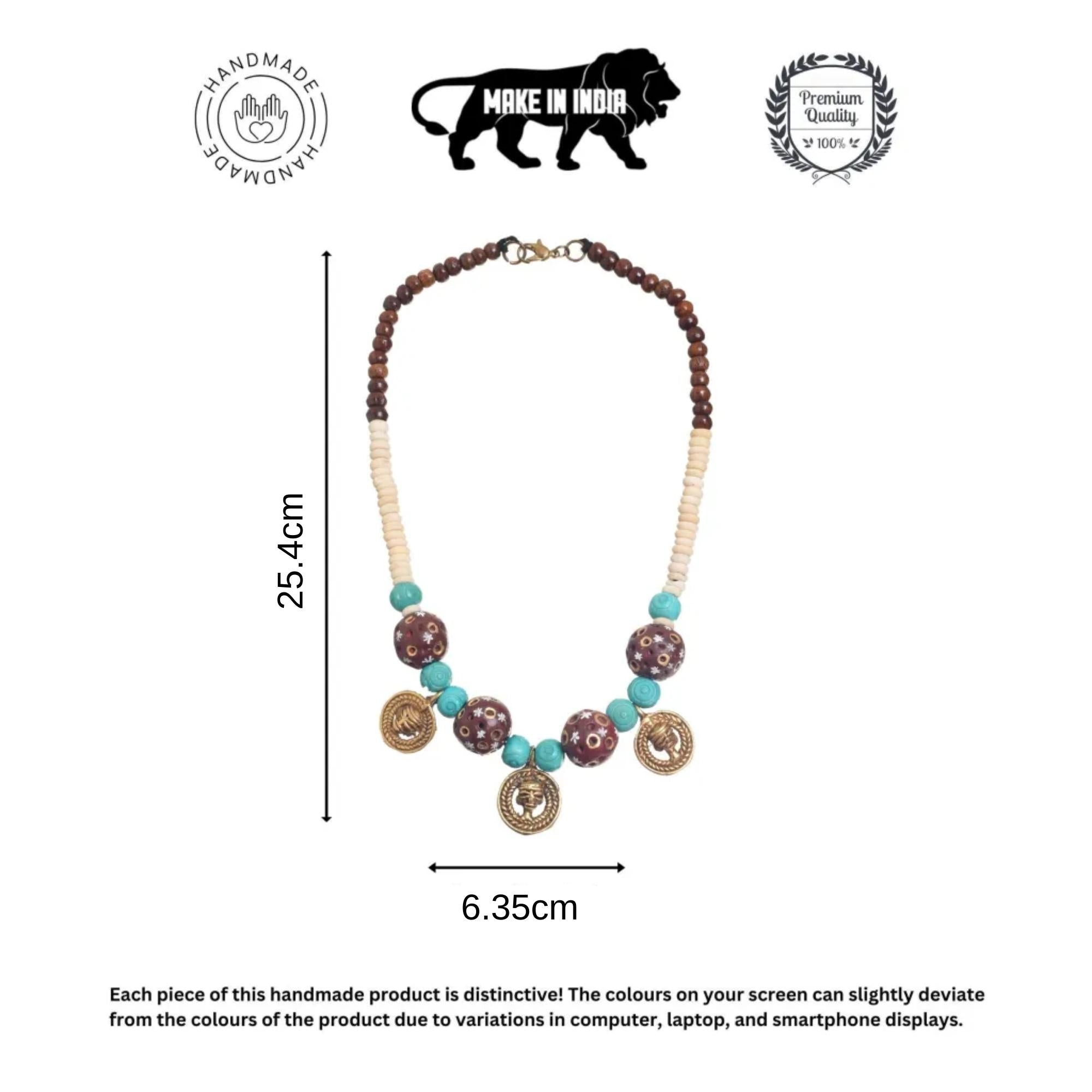 Nomadic Fusion Collar Handcrafted Ethnic Necklace