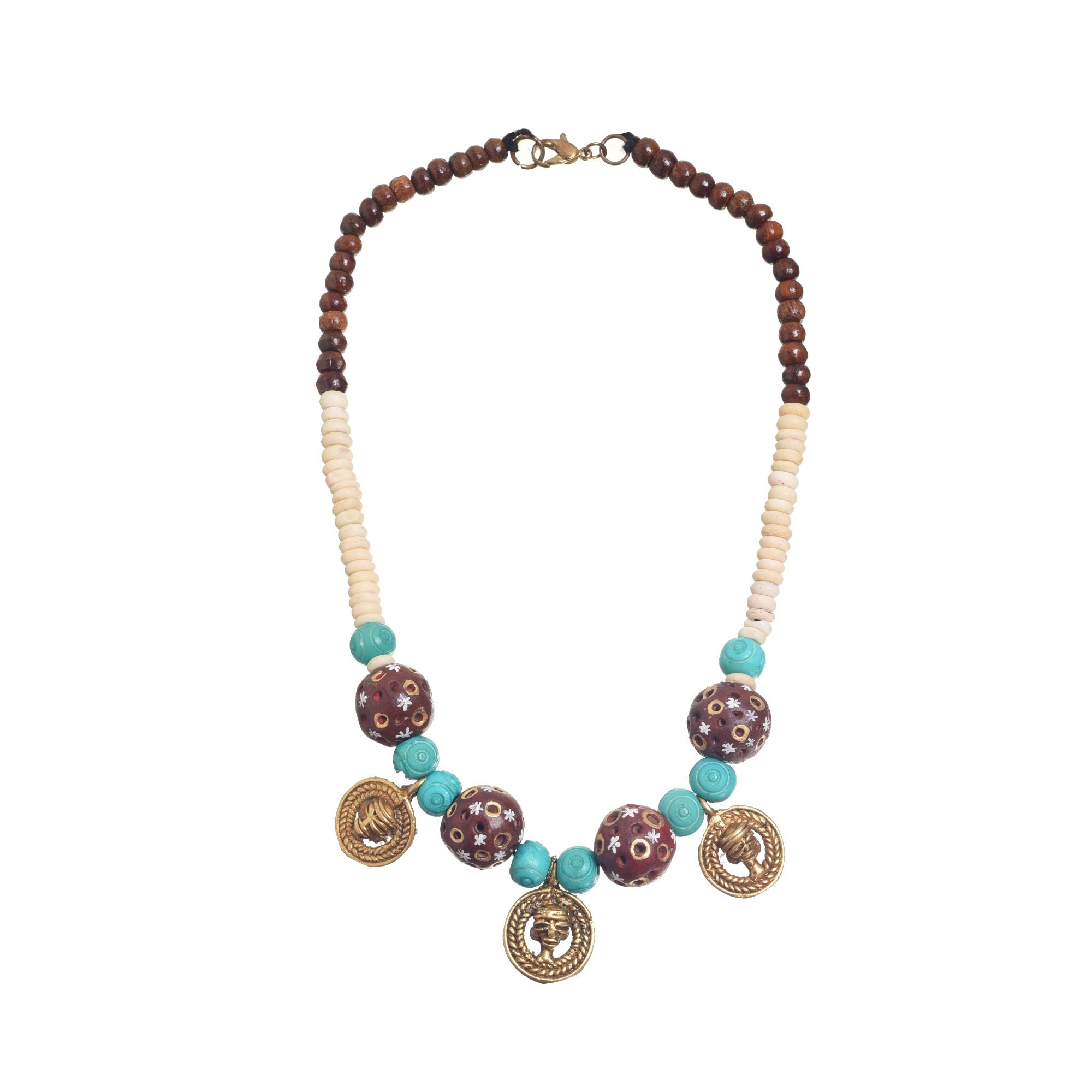 Nomadic Fusion Collar Handcrafted Ethnic Necklace
