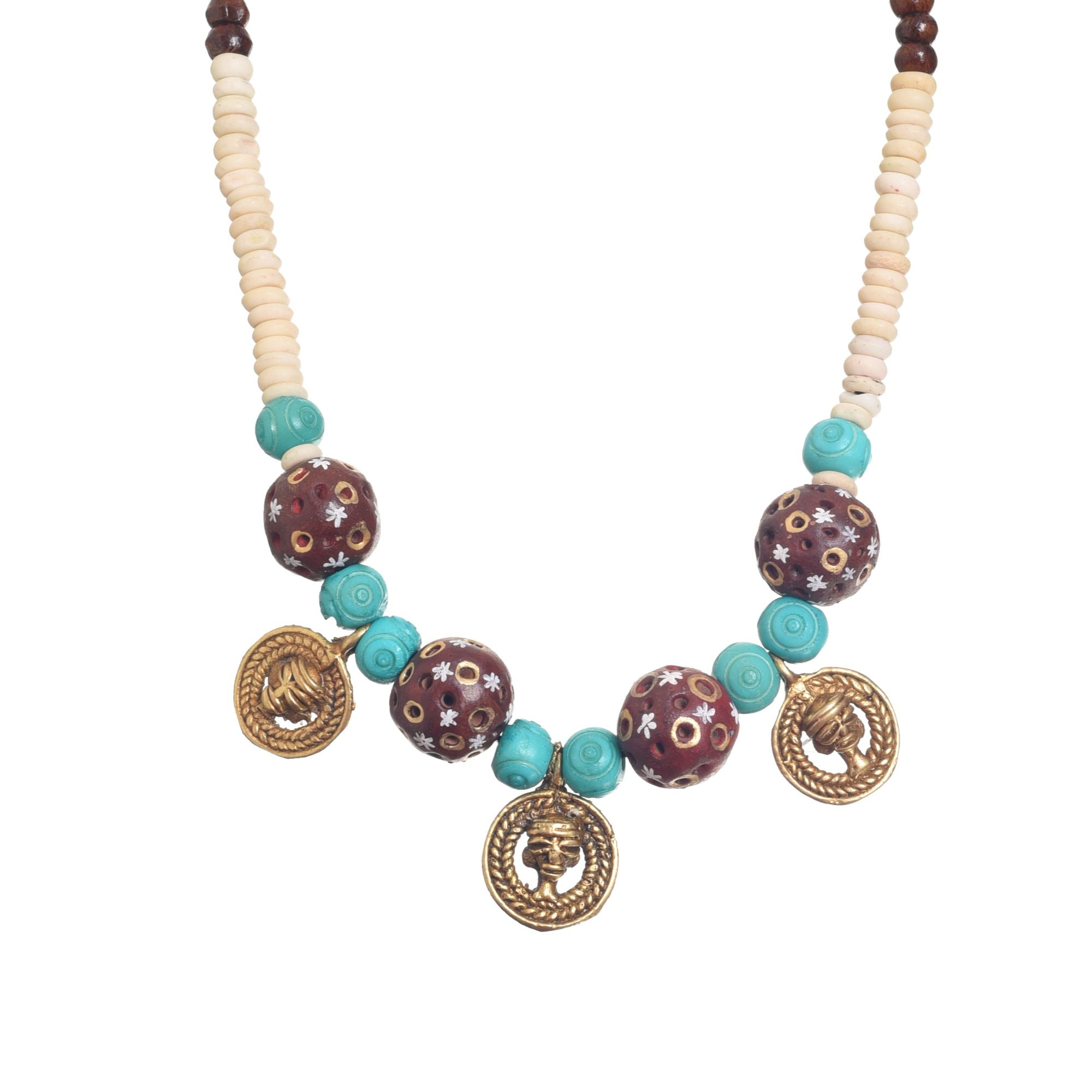 Nomadic Fusion Collar Handcrafted Ethnic Necklace